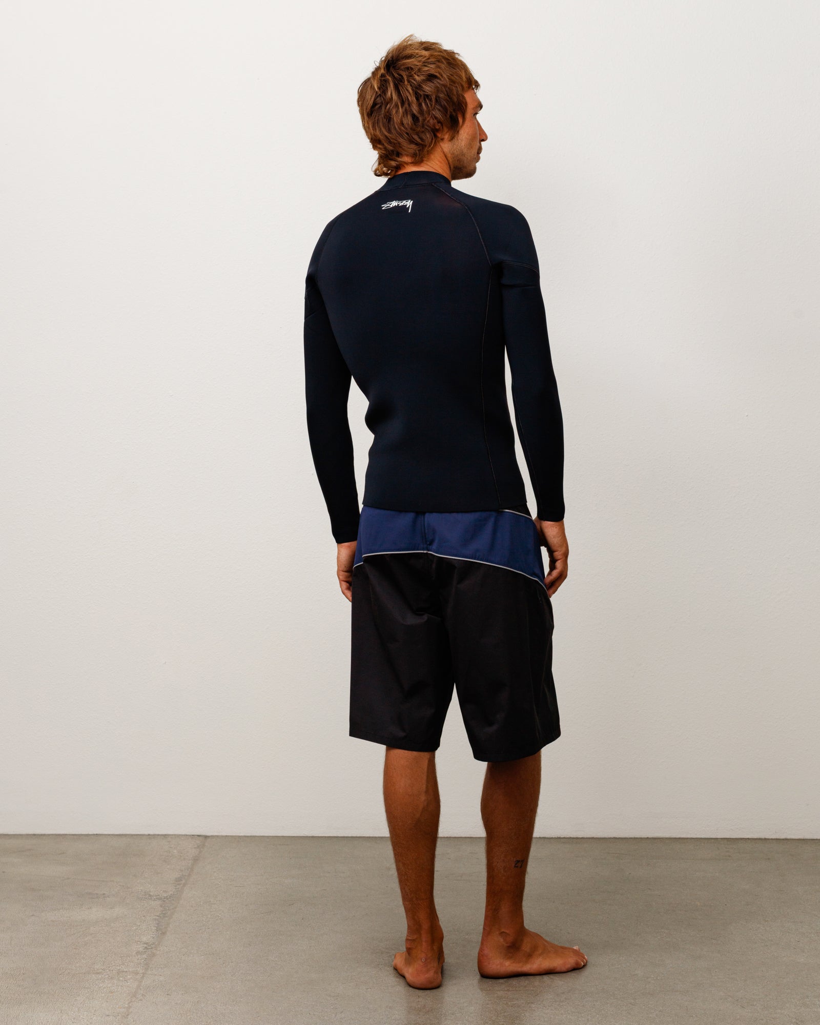 Neoprene Rash Guard Unisex In Black