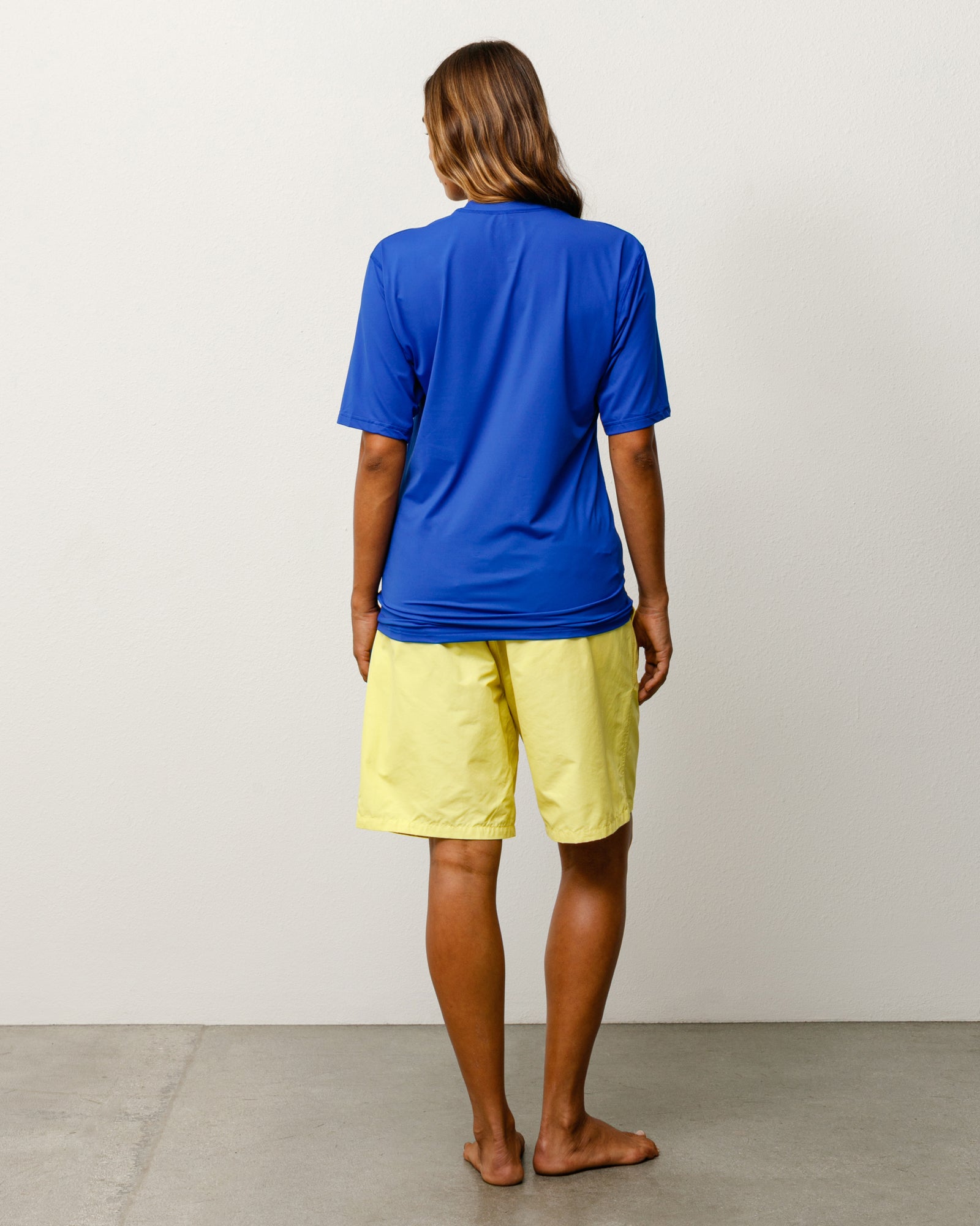 S/sl Rash Guard Unisex Short Sleeve In Blue