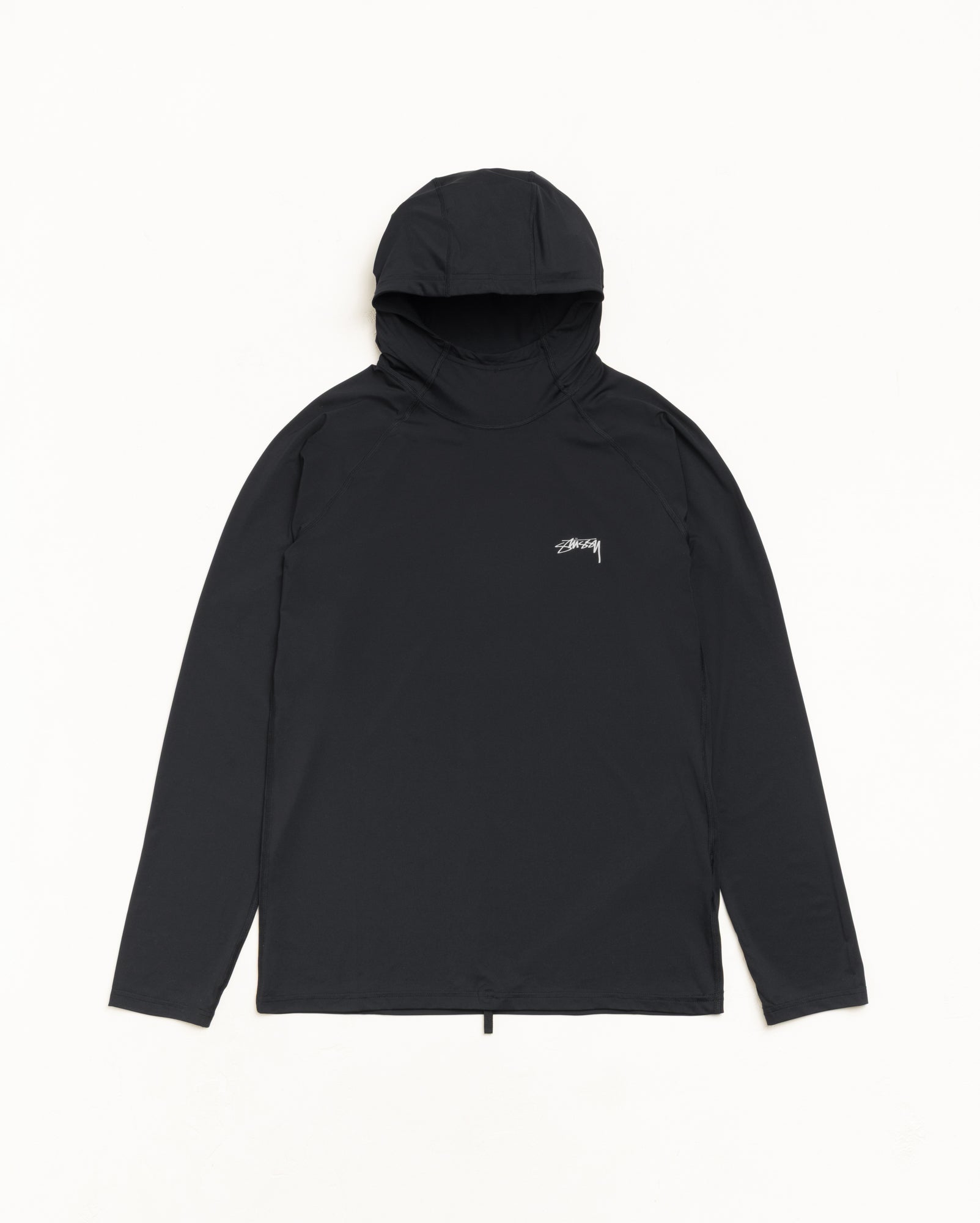 Hooded Rash Guard – Black | Tops & Shirts | Stüssy