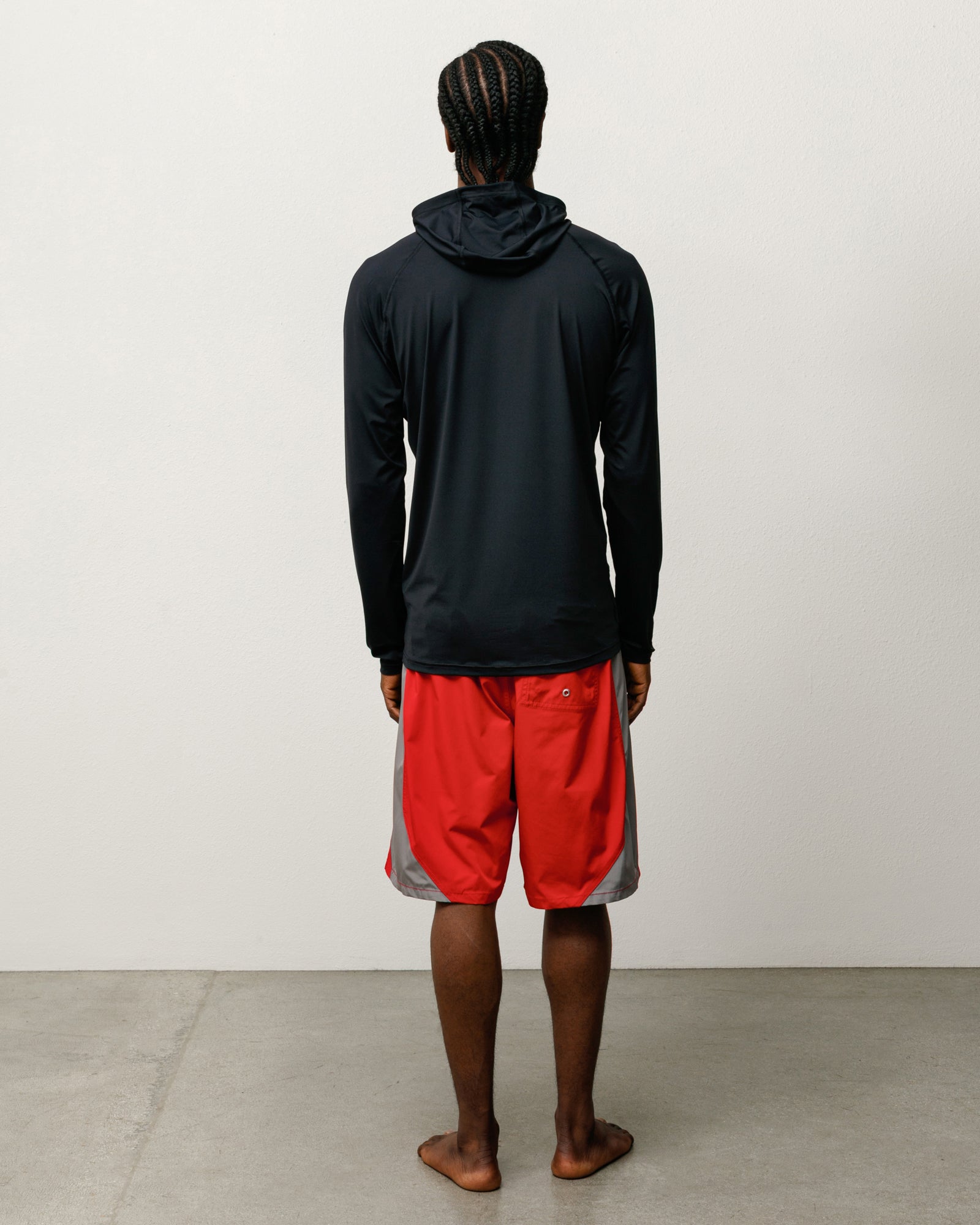Hooded Rash Guard – Black | Tops & Shirts | Stüssy