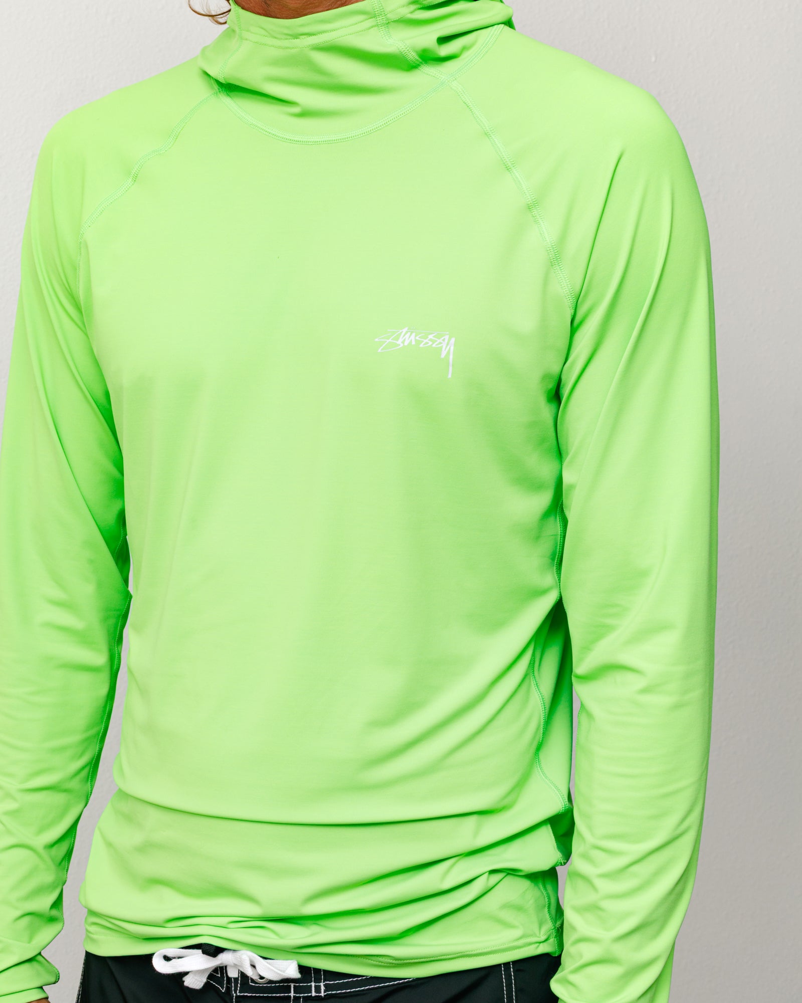 Hooded Rash Guard – Lime | Tops & Shirts | Stüssy