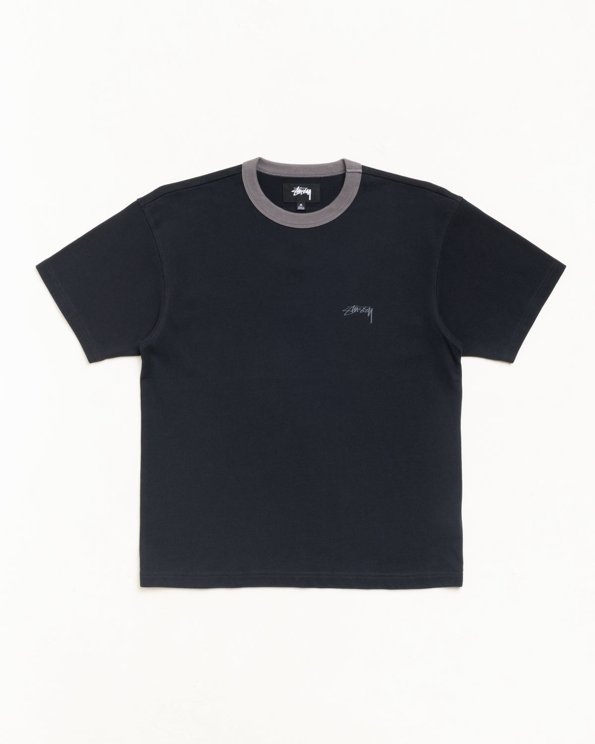 Ringer Tee – Black | Tops & Shirts | Stüssy
