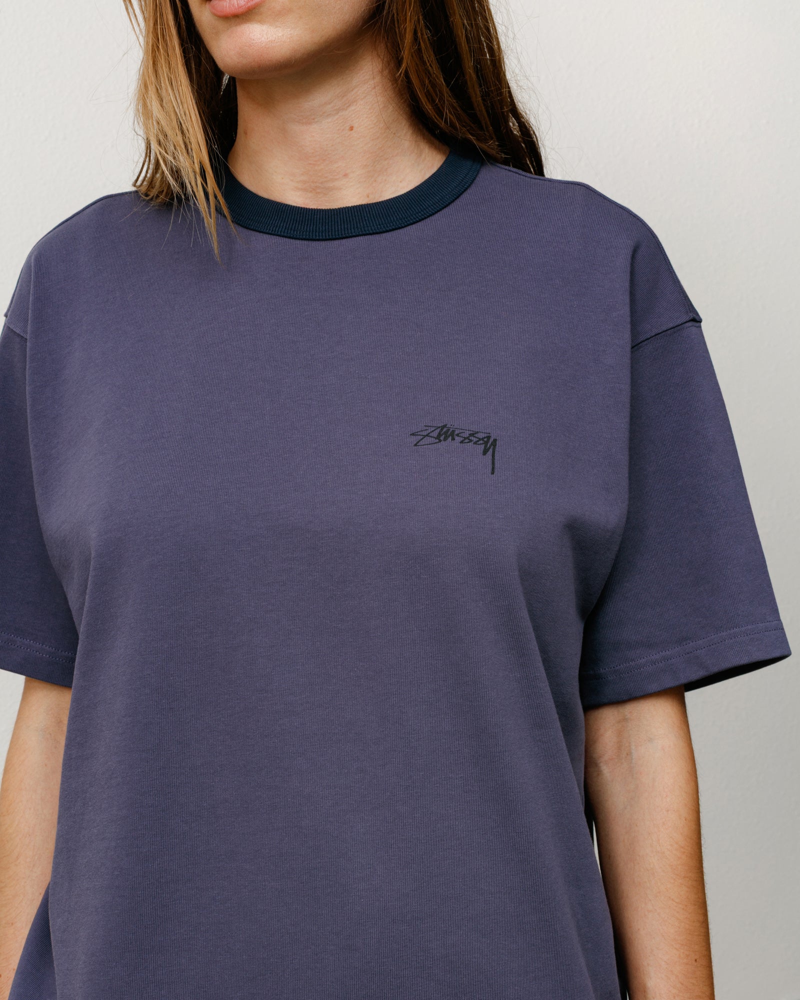 Ringer Tee – Blueberry | Tops & Shirts | Stüssy