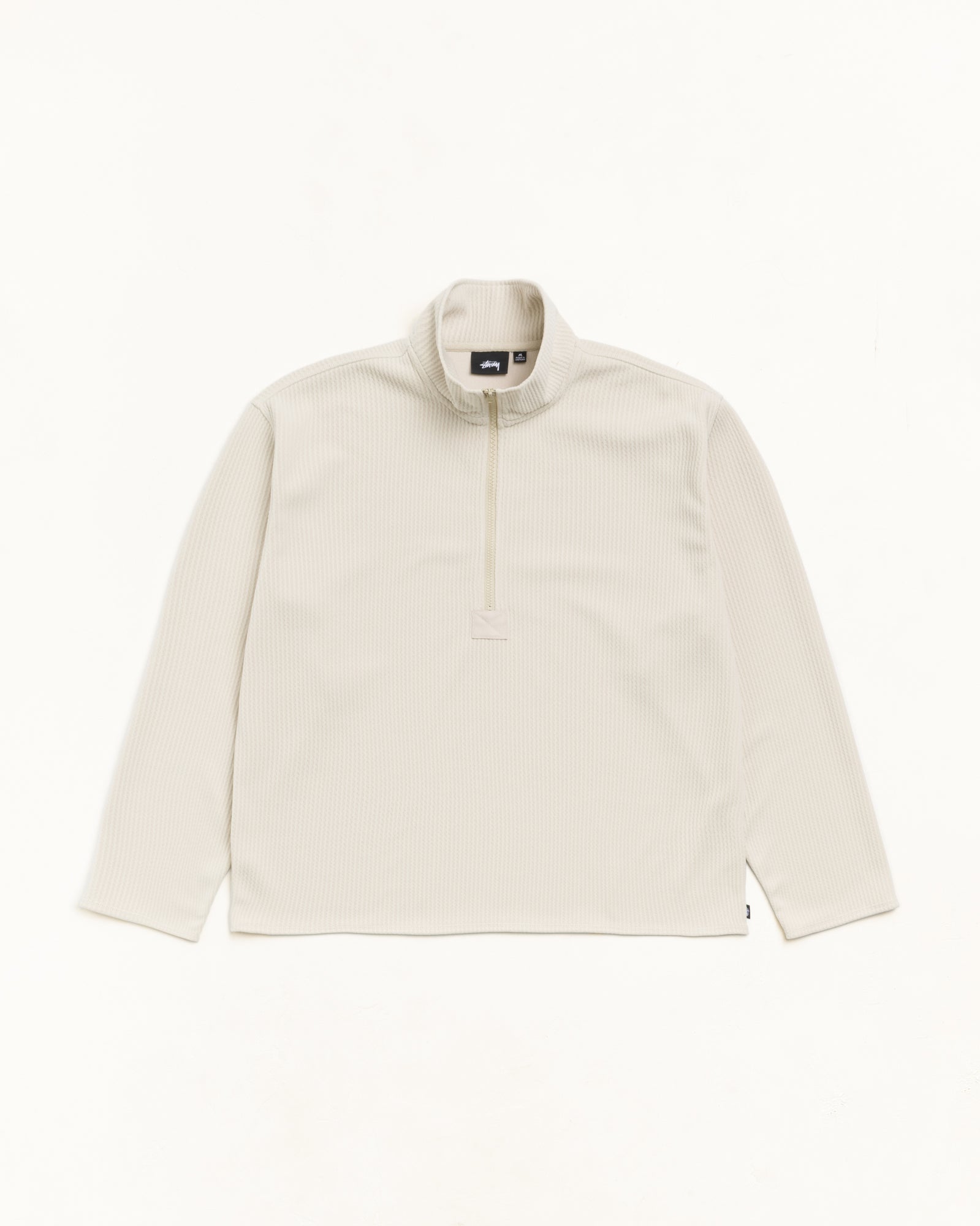 Half Zip Thermal Mock Neck - Sand | Tops & Knits | Stüssy