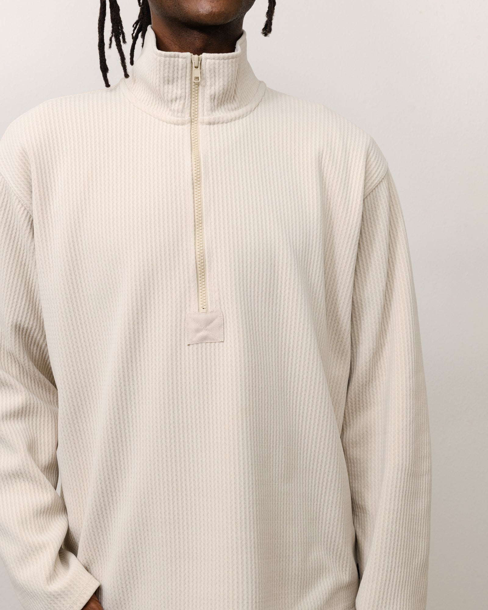 Half Zip Thermal Mock Neck - Sand | Tops & Knits | Stüssy