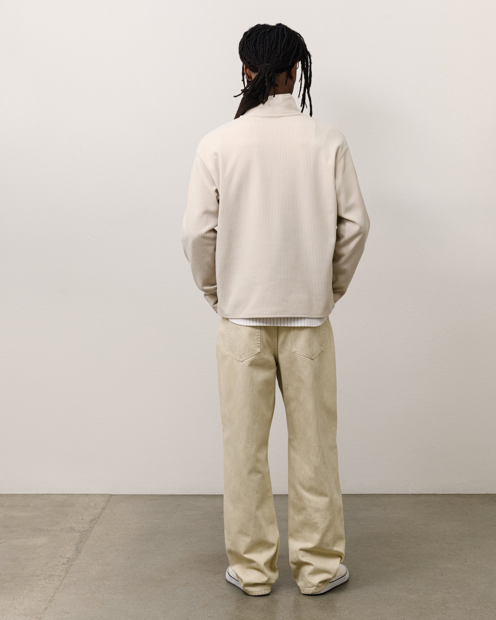 Half Zip Thermal Mock Neck - Sand | Tops & Knits | Stüssy