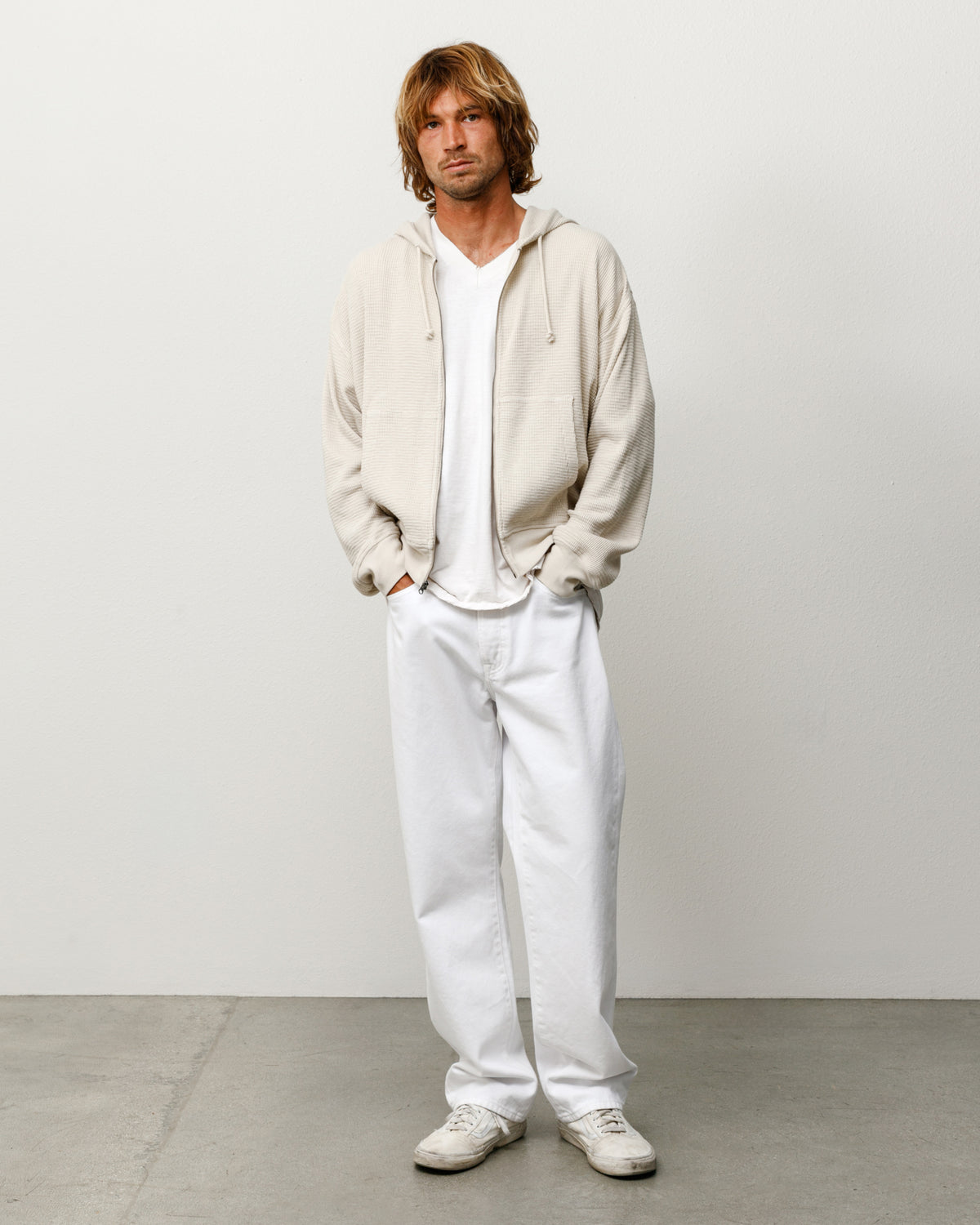 Lightweight Thermal Hoodie – Bone | Tops & Knits | Stüssy