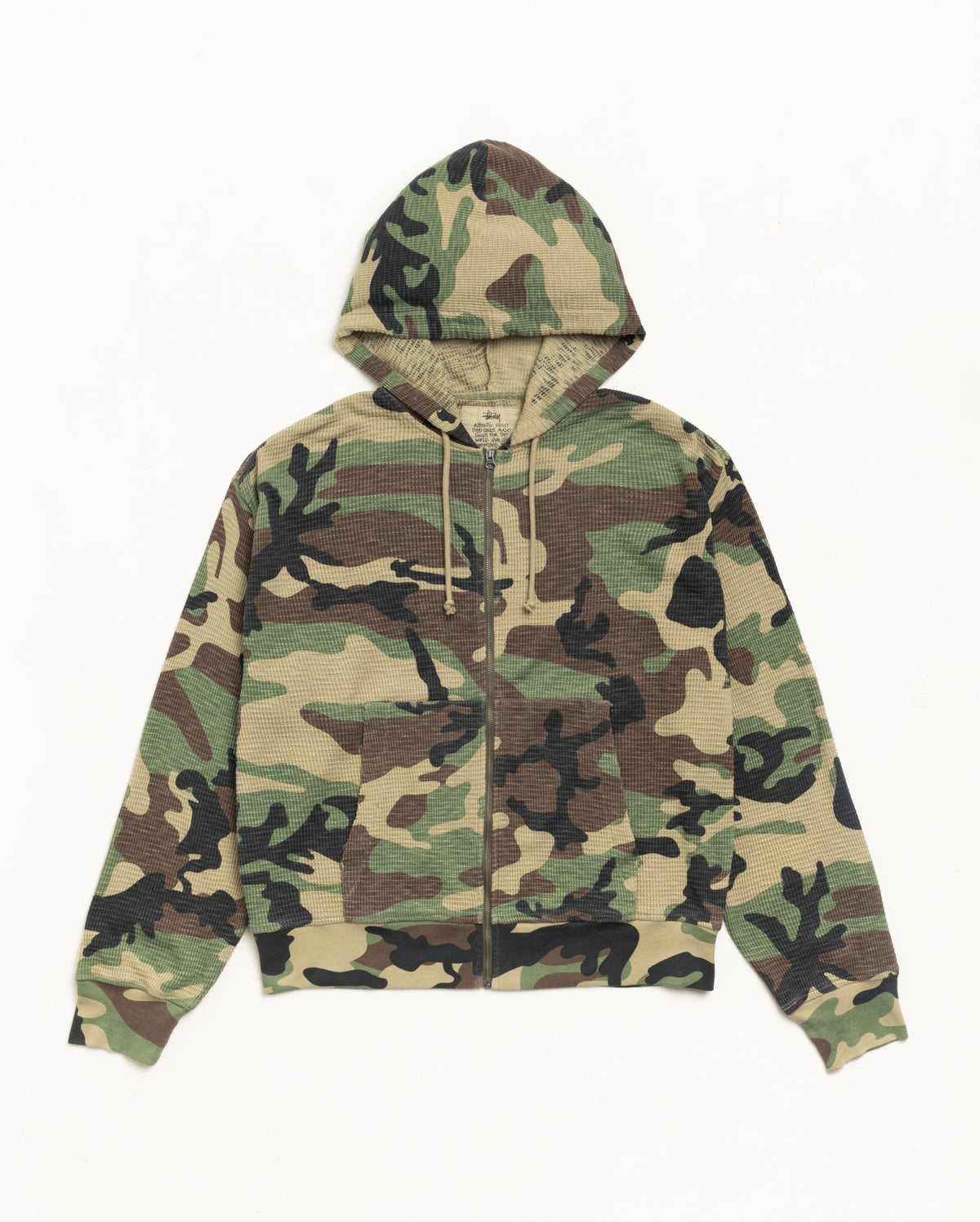 Lightweight Thermal Hoodie – Camo | Tops & Knits | Stüssy