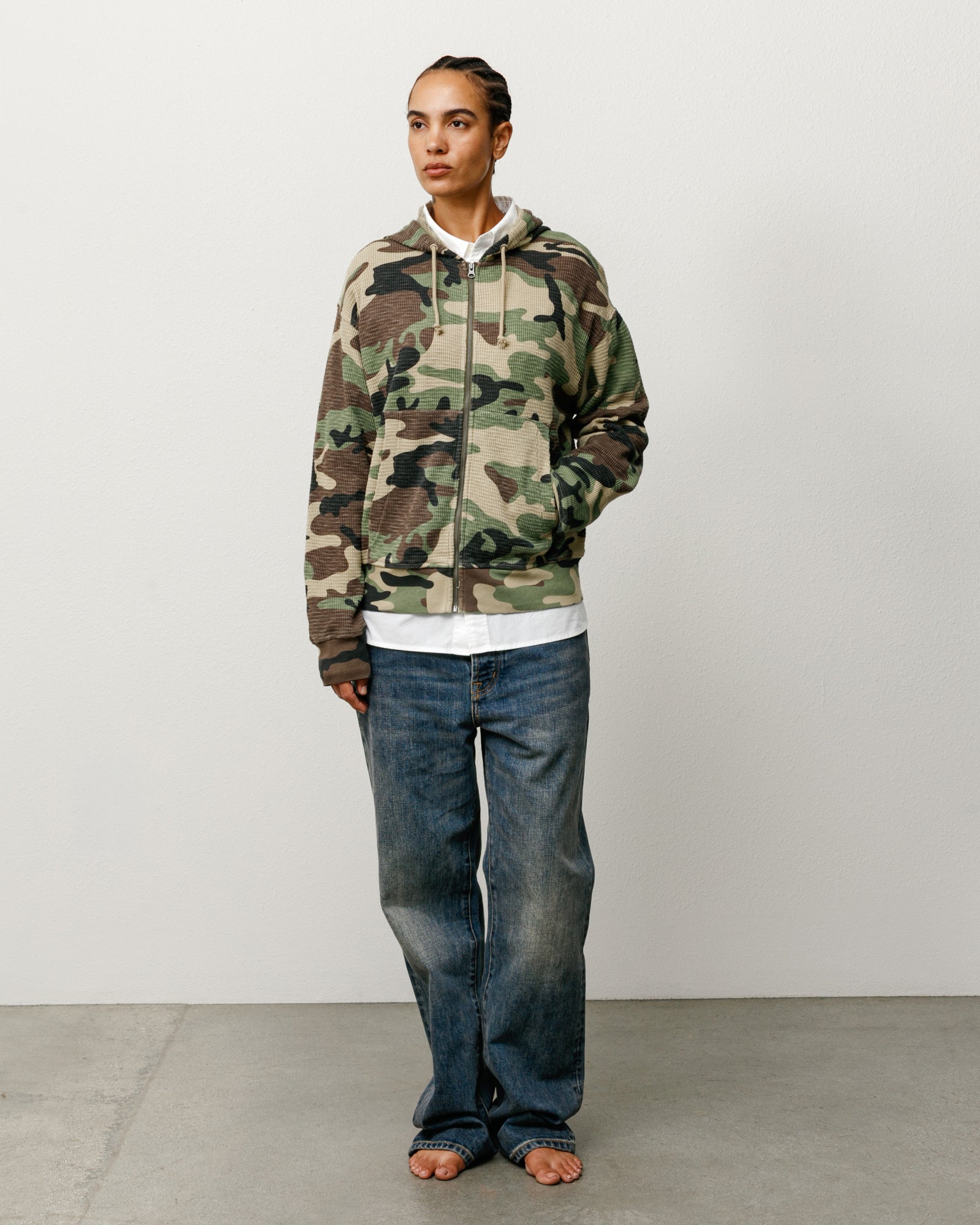Lightweight Thermal Hoodie in Camo