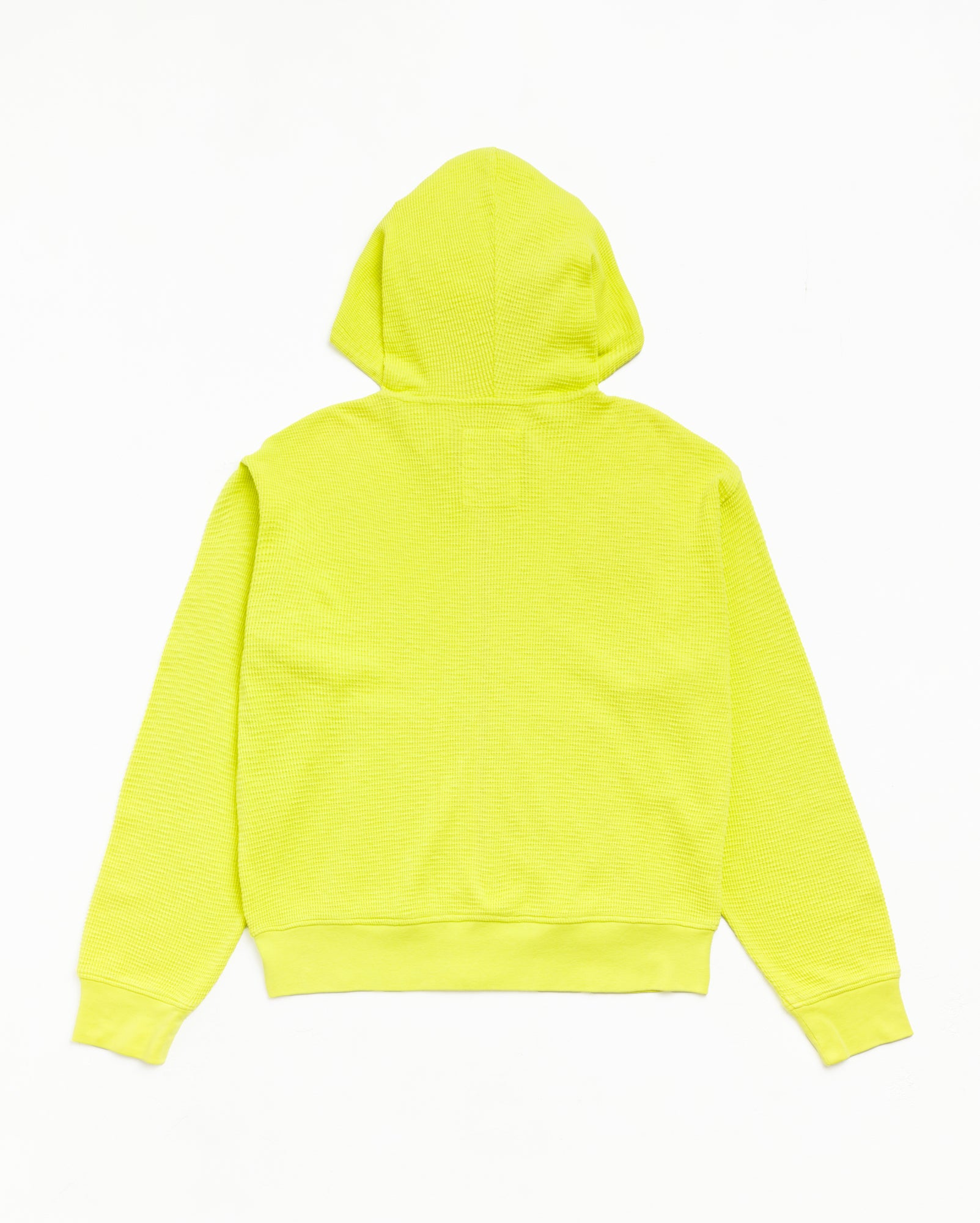 Light Weight Thermal Hood Unisex Long Sleeve In Lime