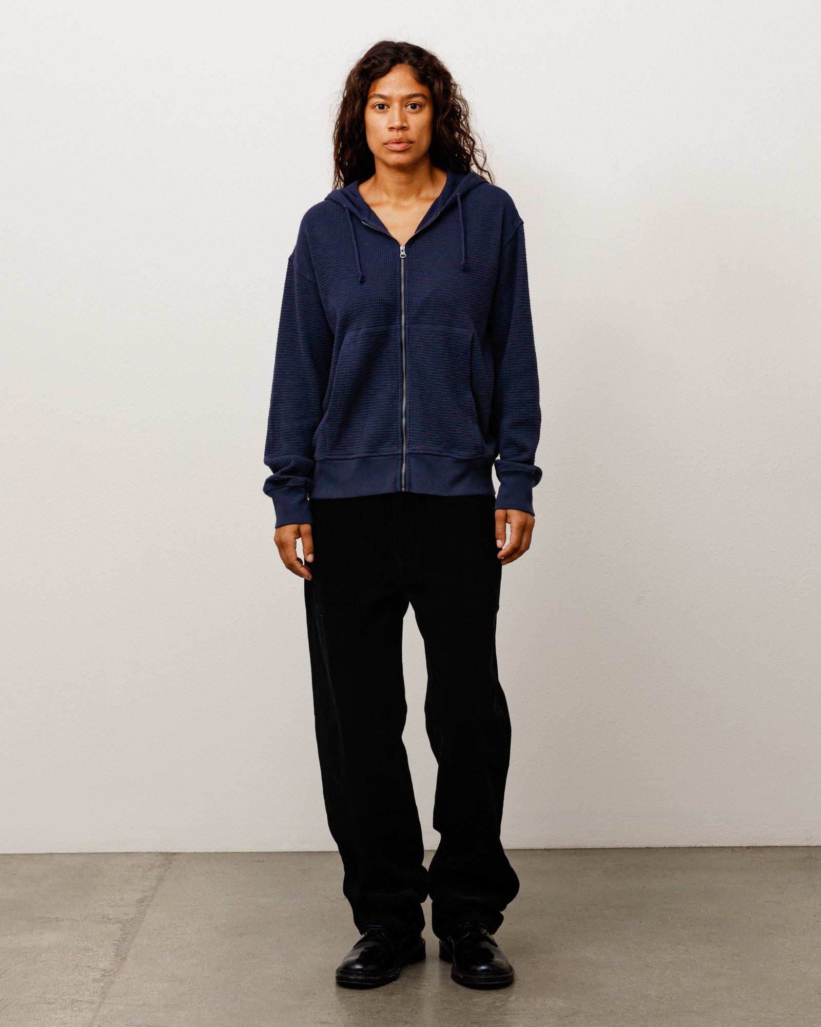 Lightweight Thermal Hoodie - Navy | Tops & Knits | Stüssy