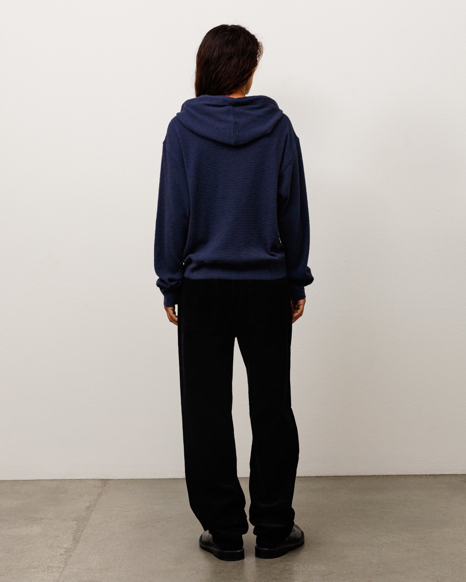 Lightweight Thermal Hoodie - Navy | Tops & Knits | Stüssy
