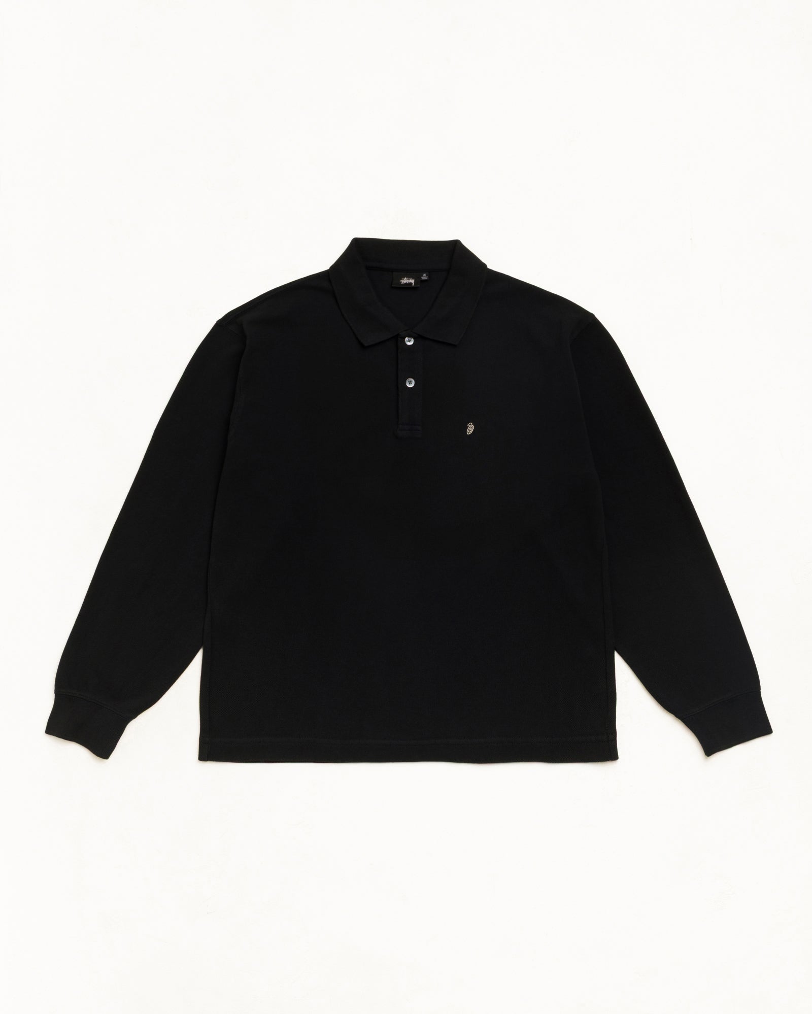 Ls Classic Pique Polo Unisex Short Sleeve In Black
