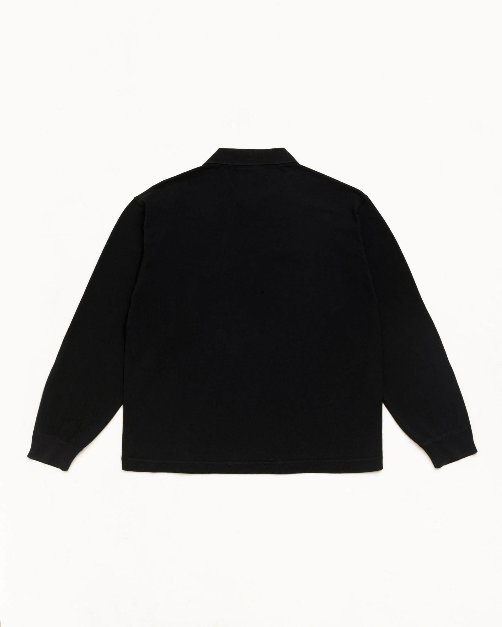 Ls Classic Pique Polo Unisex Short Sleeve In Black