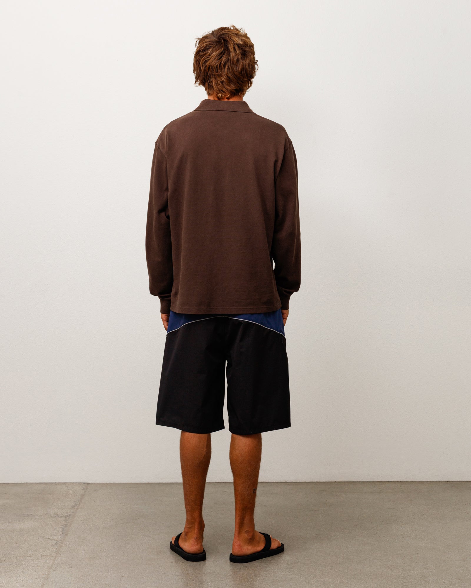 Ls Classic Pique Polo Unisex Short Sleeve In Brown