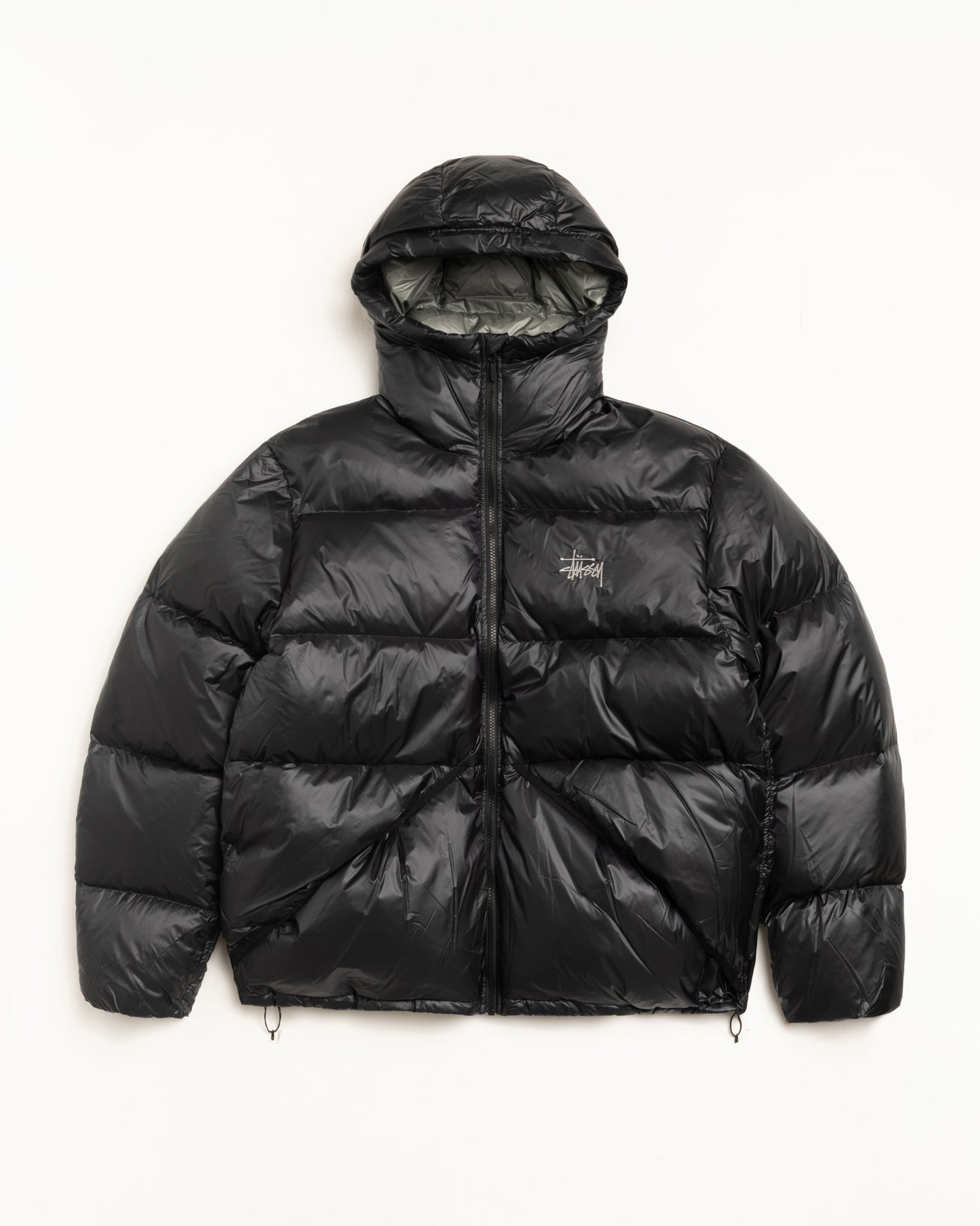 Down Parka Micro Ripstop – Phantom Black Outerwear Stüssy