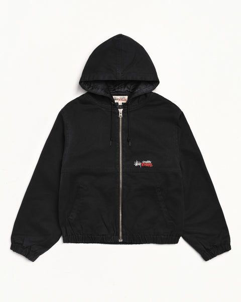 Insulated Work Jacket Canvas – Black | Outerwear | Stüssy