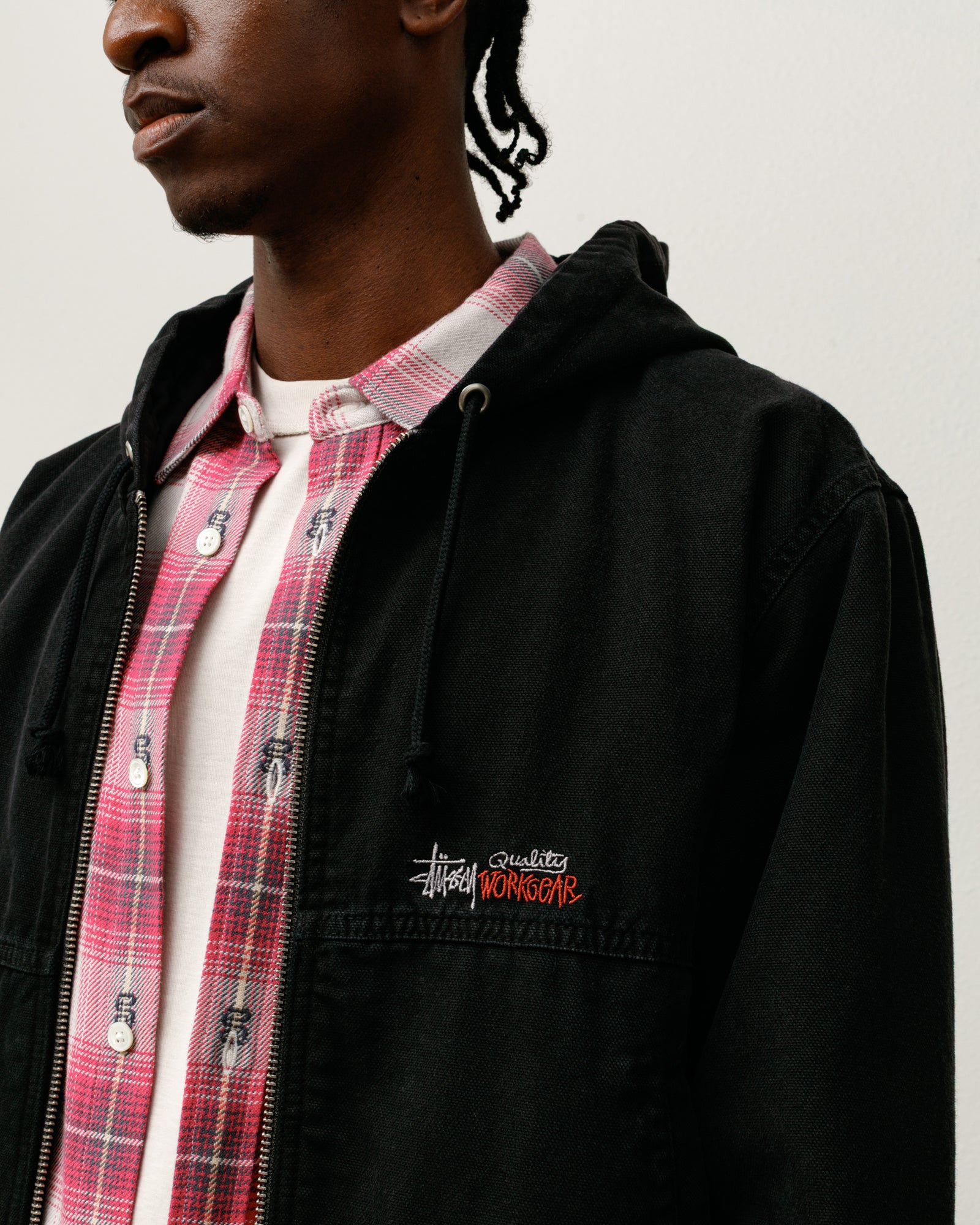 Insulated Work Jacket Canvas – Black | Outerwear | Stüssy