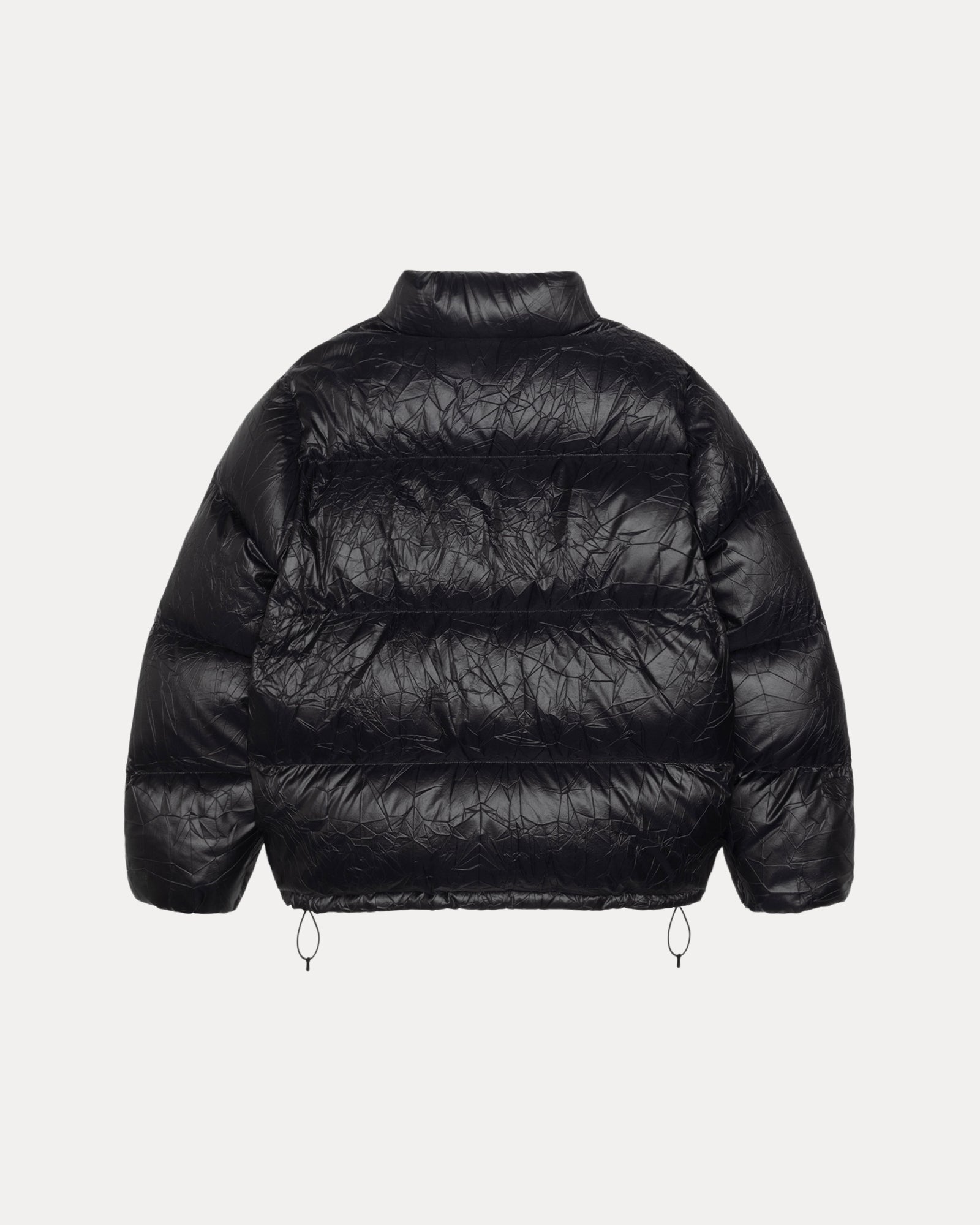 Stussy Recycled Nylon Down Puffer ダウン Stussy Recycled Nylon Down Puffer Jacket - Vintage Black