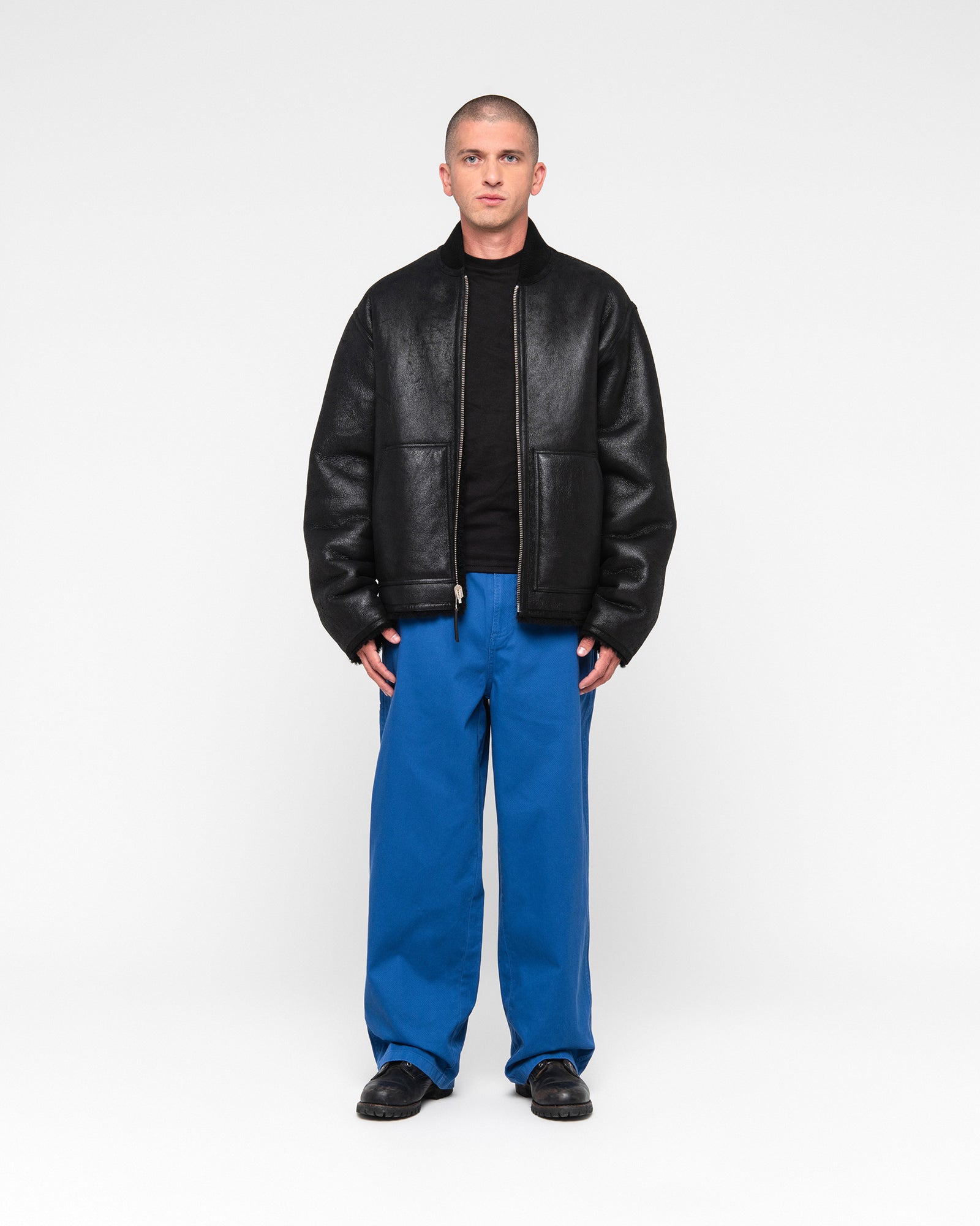 Shearling Reversible Bomber - Unisex Jackets & Outerwear | Stüssy