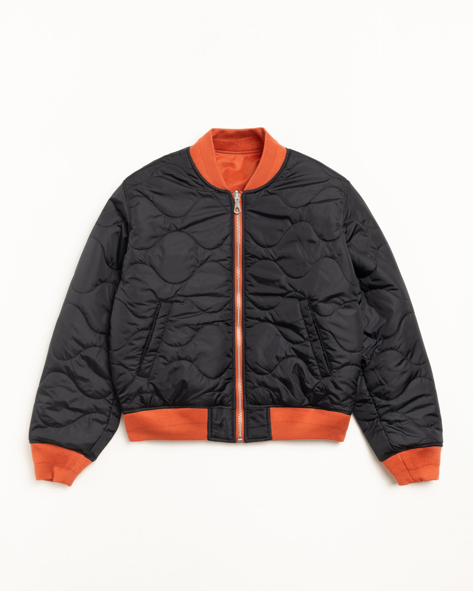 Built Reversible Bomber Jacket – Brick | Outerwear | Stüssy
