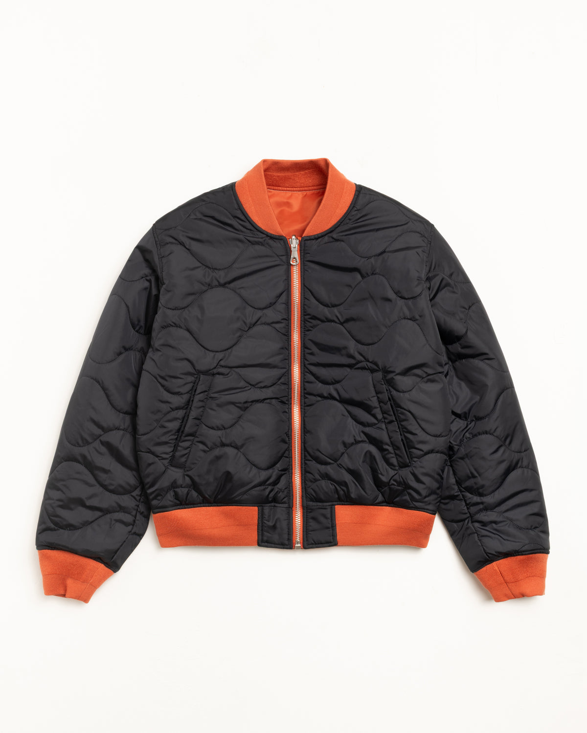 Built Reversible Bomber Jacket – Brick | Outerwear | Stüssy