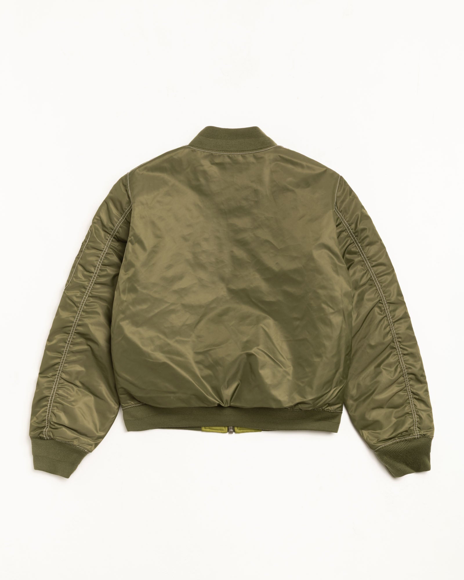 Built Reversible Bomber Jacket – Olive | Outerwear | Stüssy