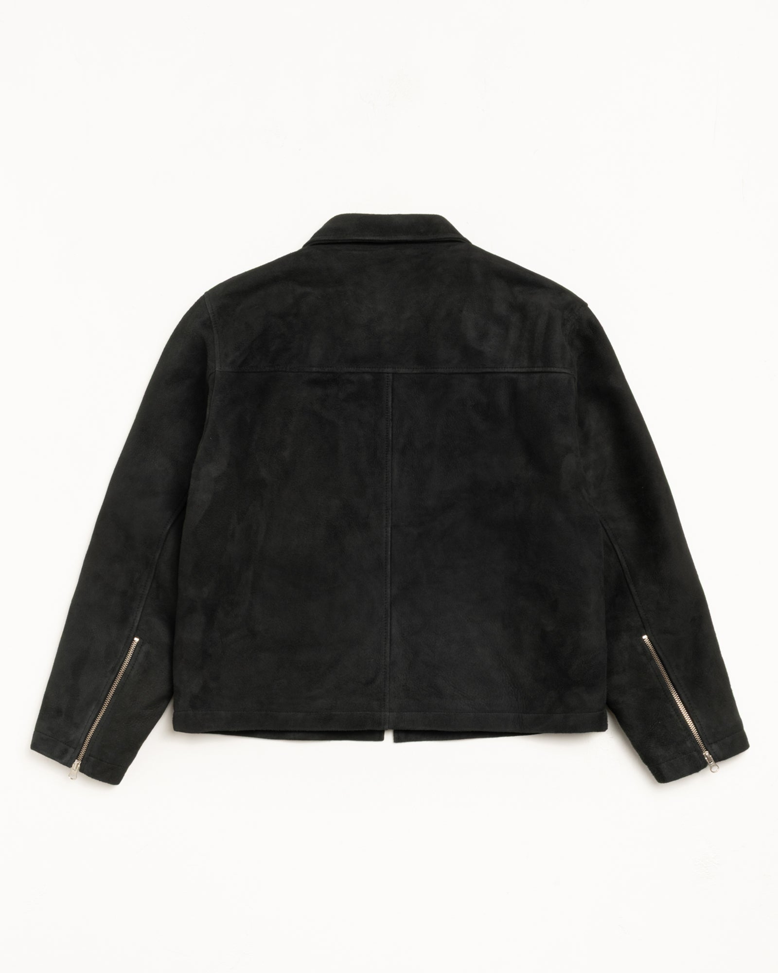 Bing Jacket Suede – Black | Outerwear | Stüssy