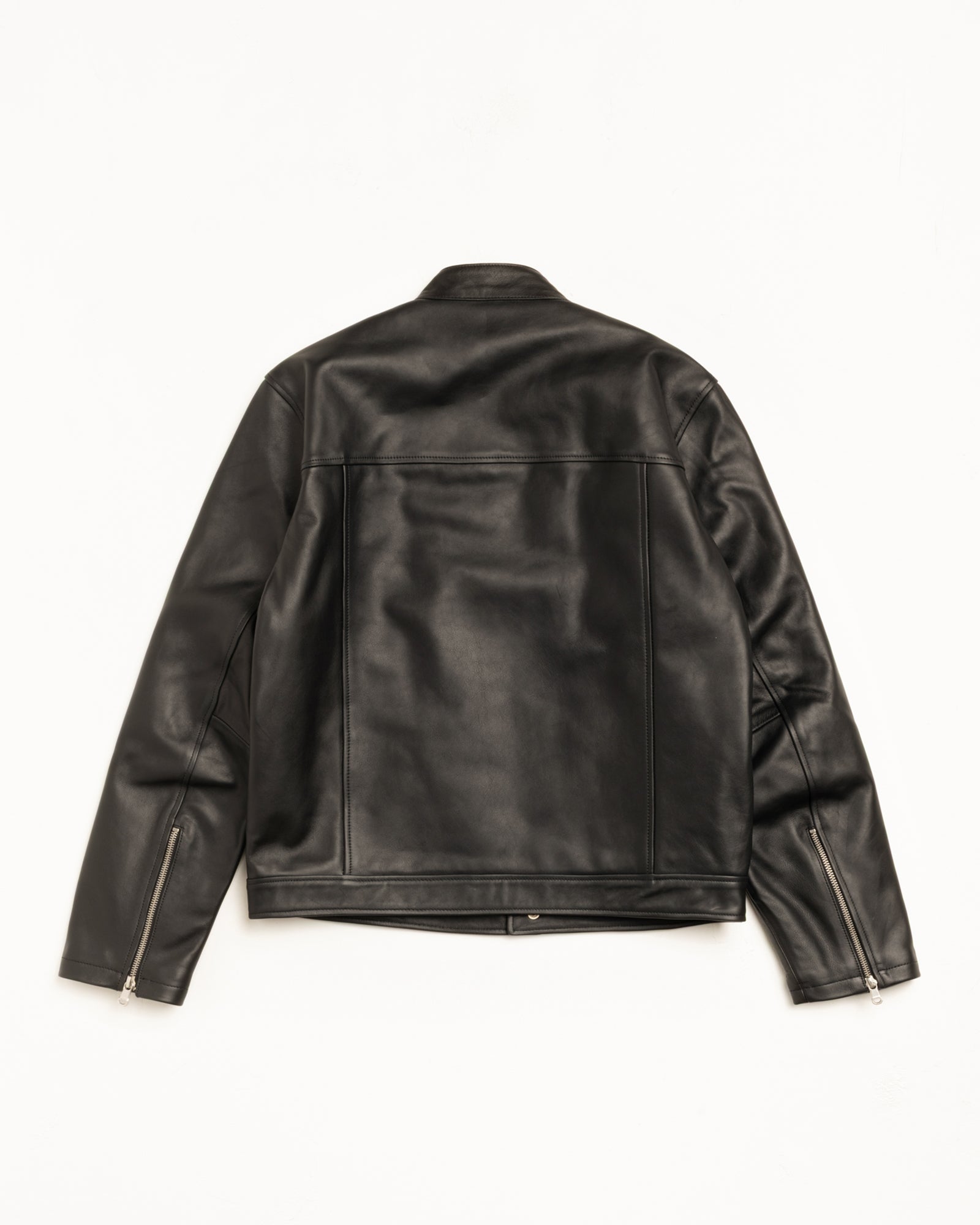 ジャケット・アウター Stussy biker leather jacket Stussy Biker Leather Jacket Black
