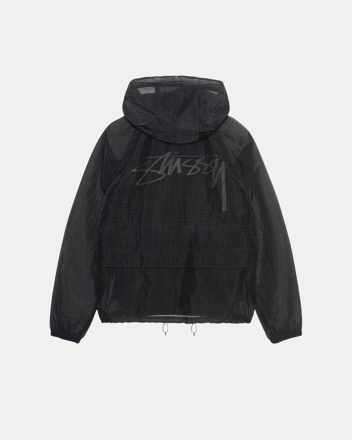 Beach Shell Transparent Ripstop in black – Stüssy
