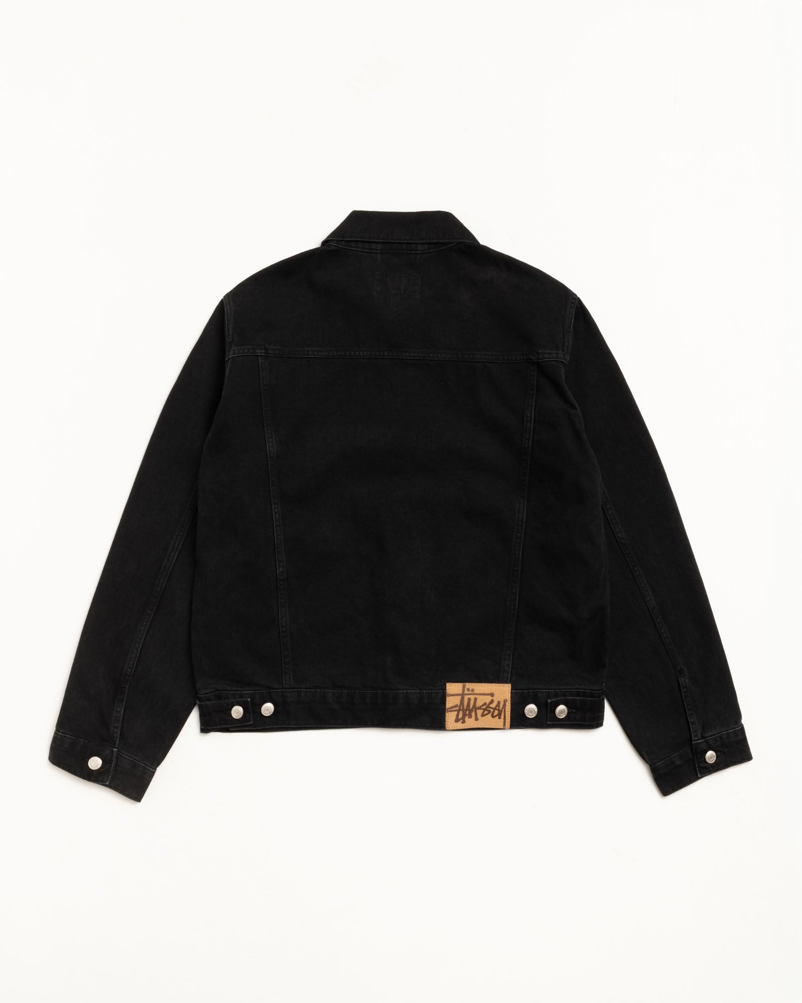 Trucker Jacket Denim – Black | Outerwear | Stüssy