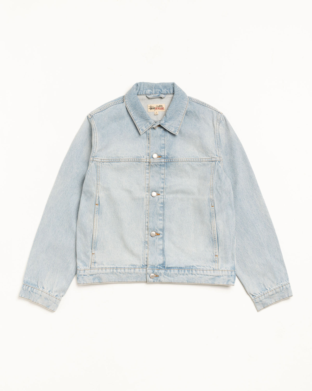 Trucker Jacket Denim – Light Wash | Outerwear | Stüssy