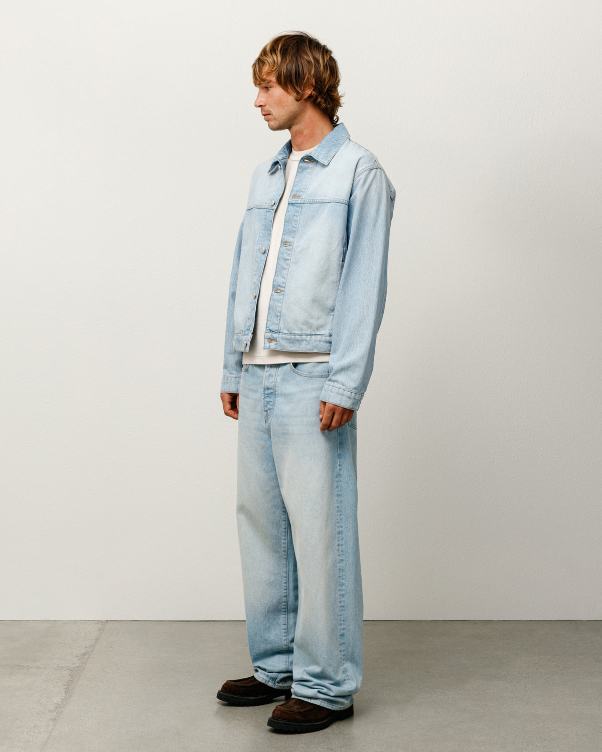 Trucker Jacket Denim – Light Wash | Outerwear | Stüssy