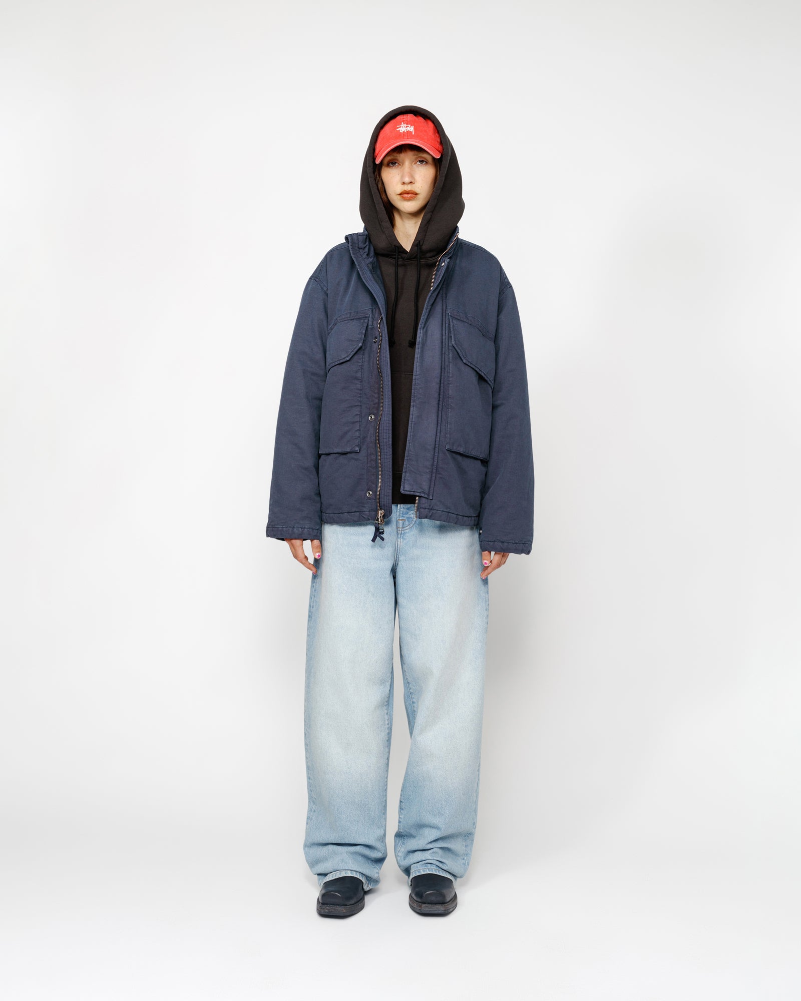 Insulated Field Jacket in navy – Stüssy