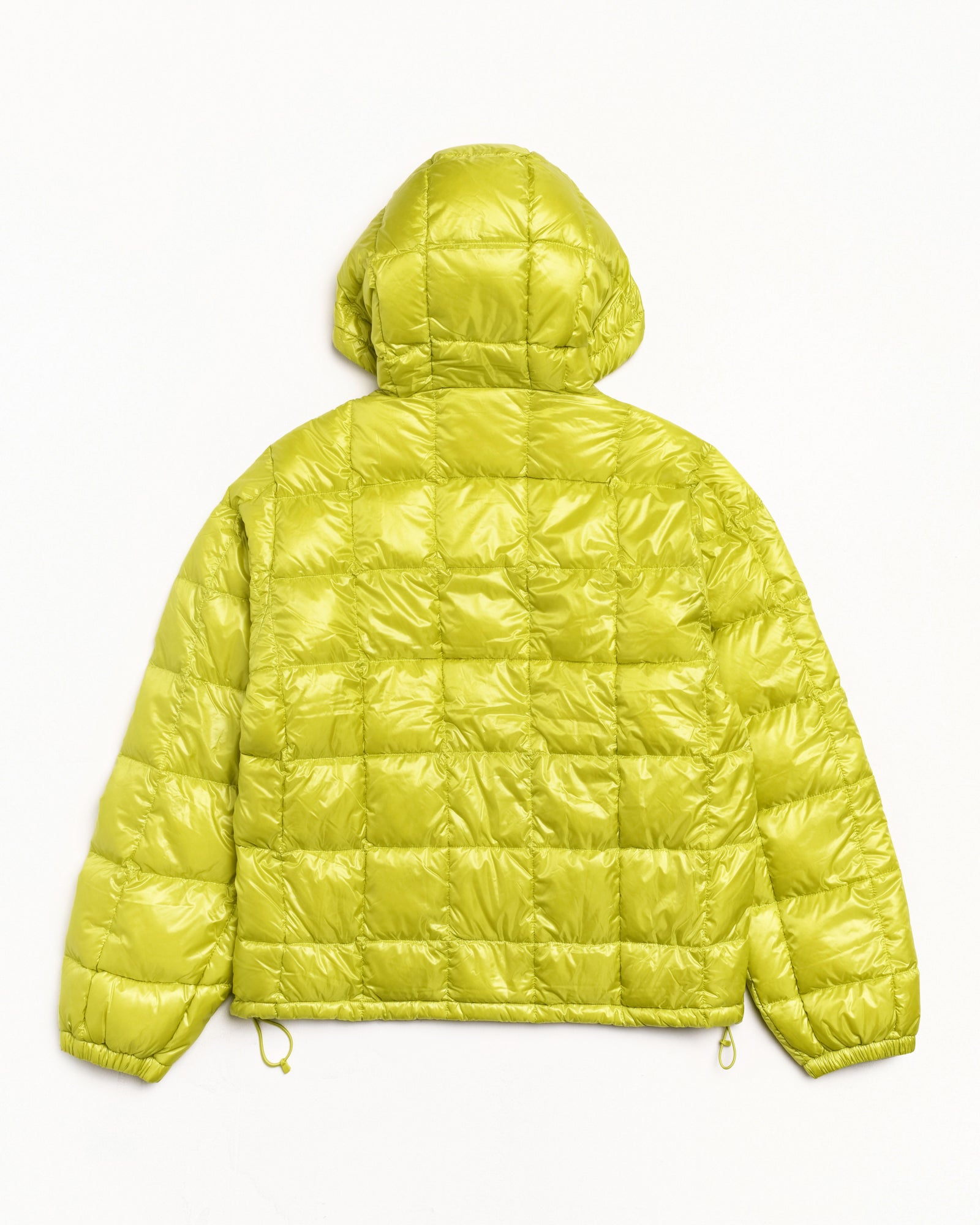 Midweight Hooded Puffer Mens Long Sleeve In Lime