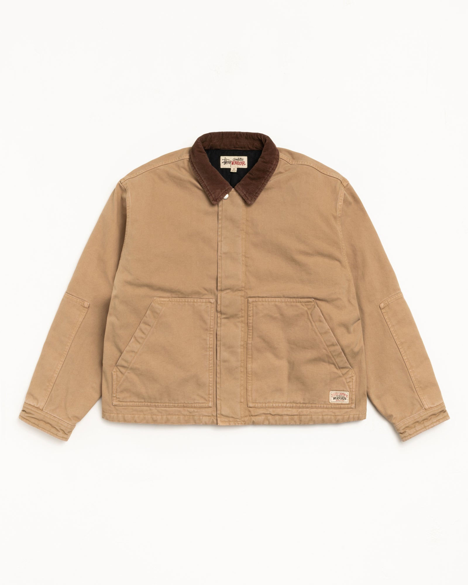 Workgear Jacket Mens Long Sleeve In Khaki