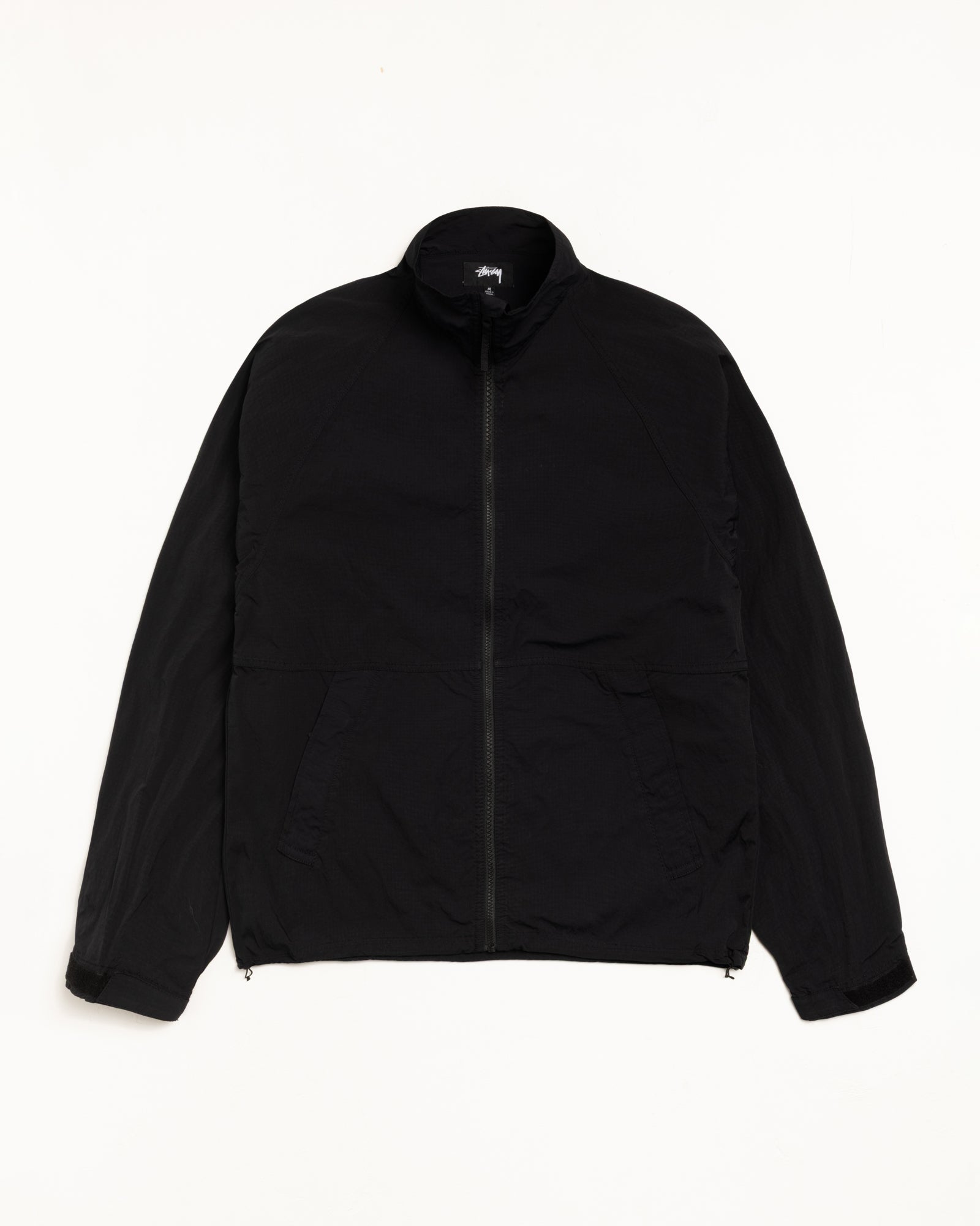 Warm Up Jacket Mens Long Sleeve In Black