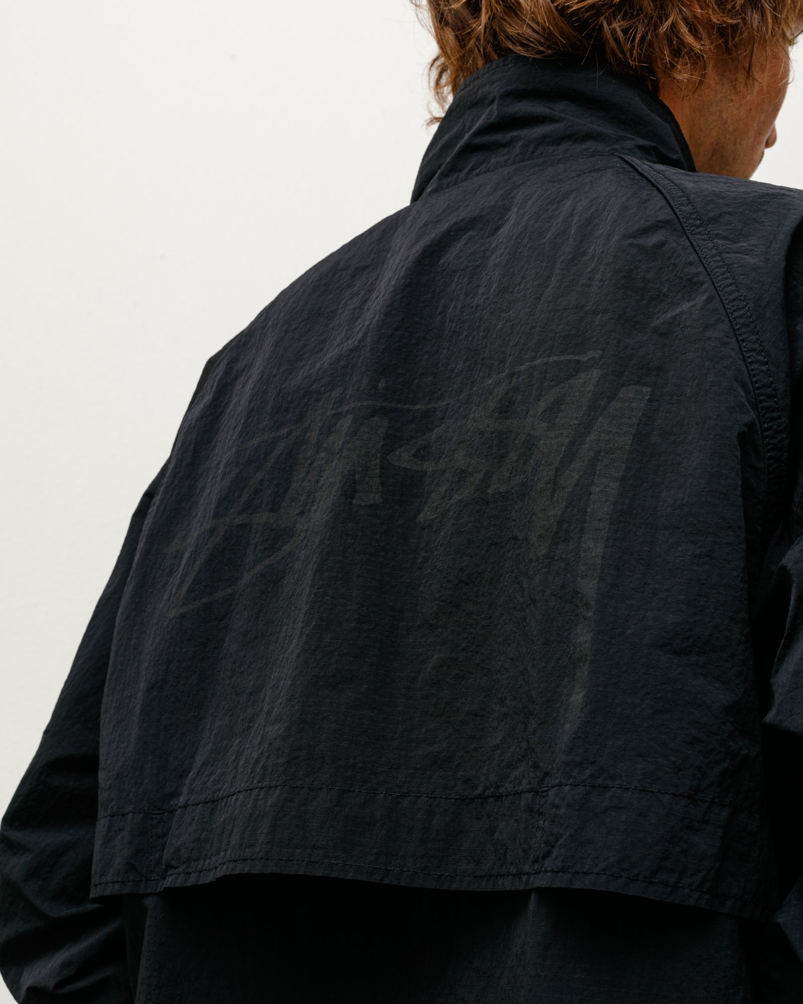 Warm Up Jacket – Black | Outerwear | Stüssy