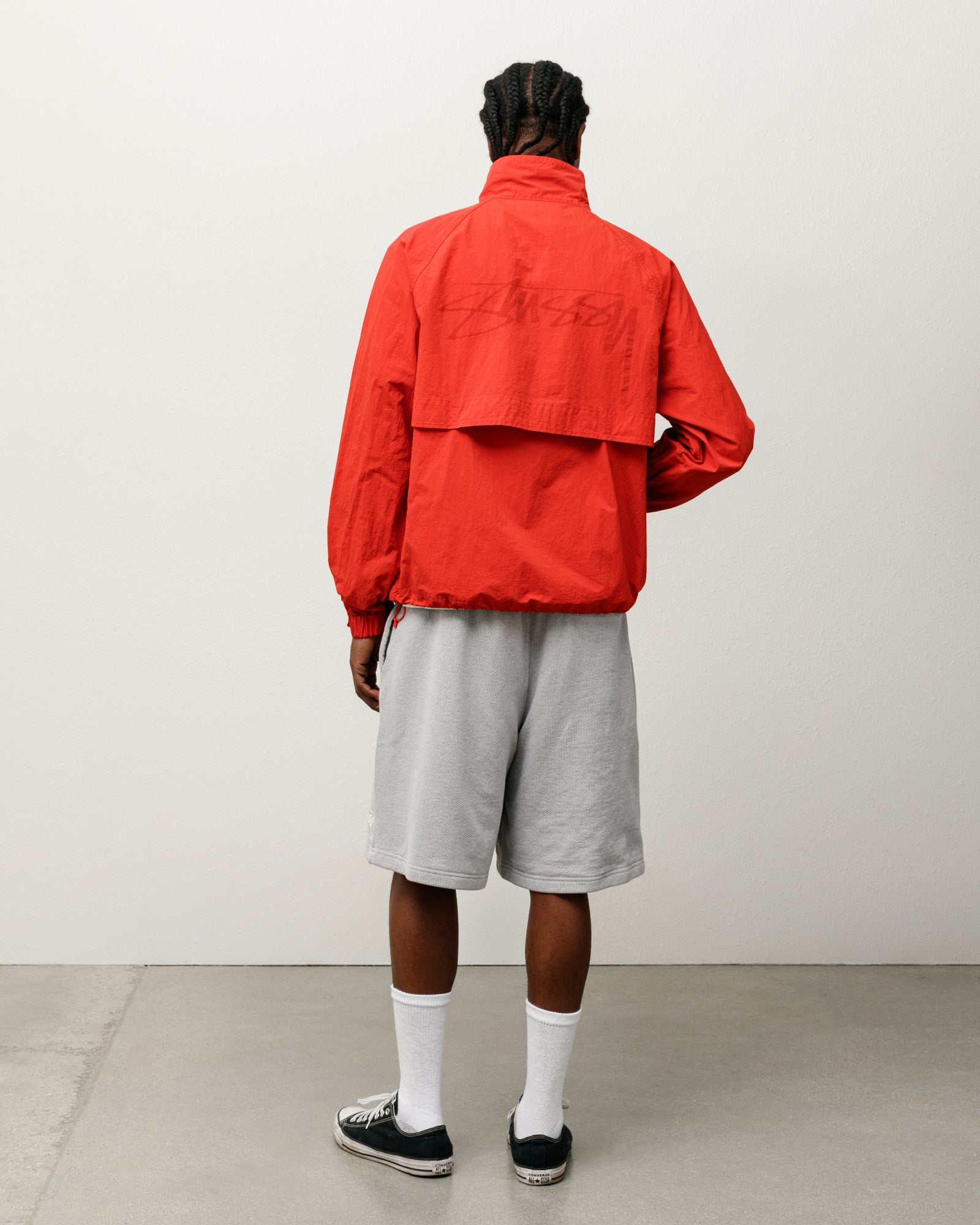 ジャケット・アウター stussy WARM UP JACKET Warm Up Jacket – Red | Outerwear | Stüssy