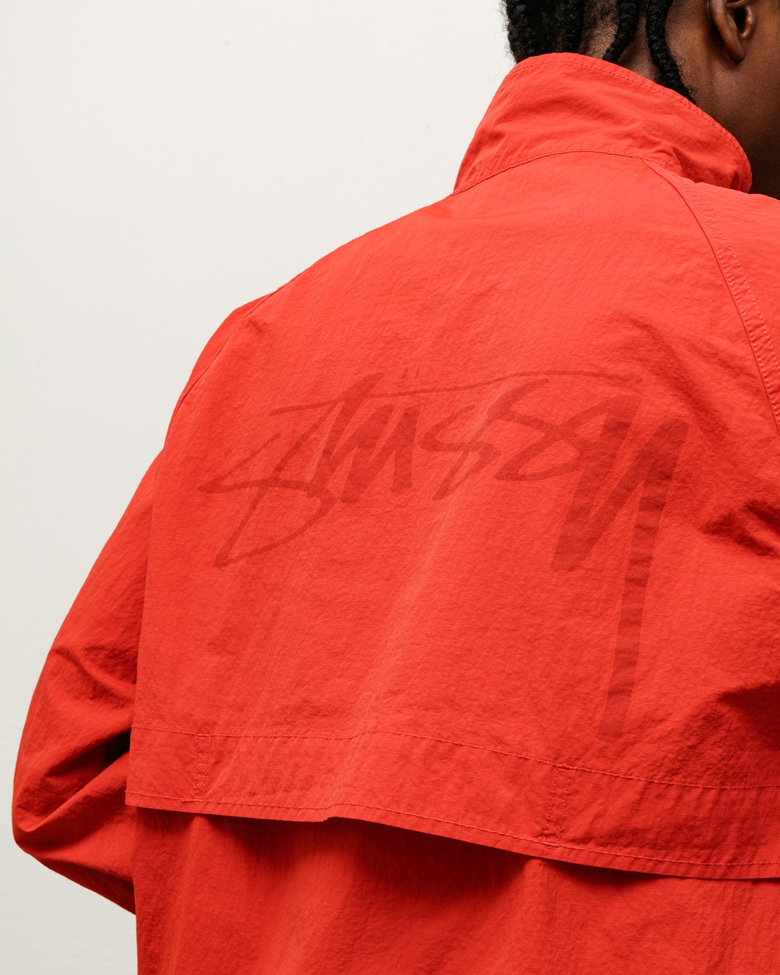 ジャケット・アウター stussy WARM UP JACKET Warm Up Jacket – Red | Outerwear | Stüssy