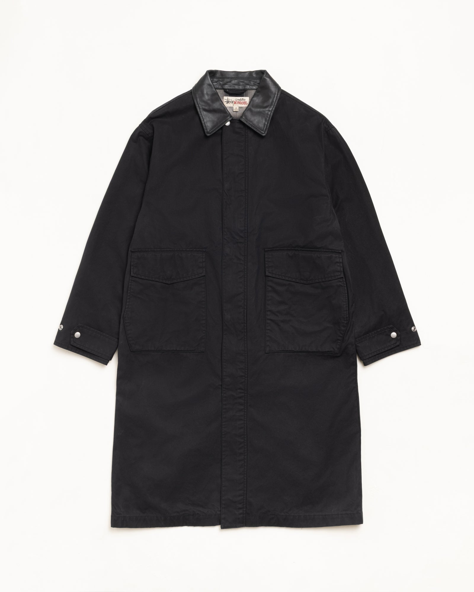 Duster Coat – Black | Outerwear | Stüssy