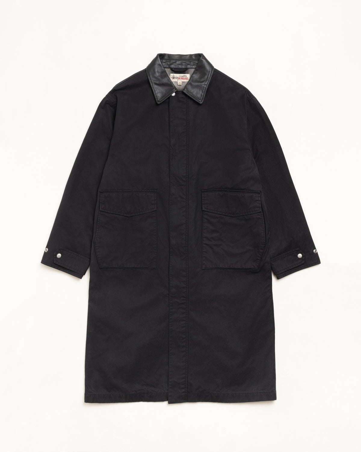 Duster Coat – Black | Outerwear | Stüssy