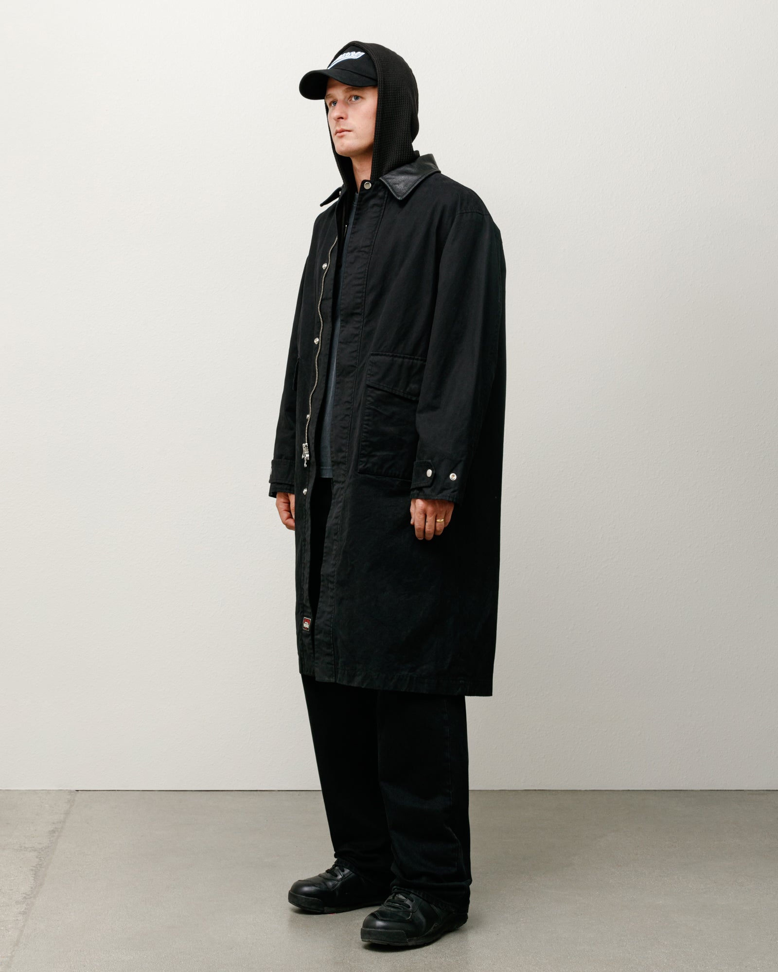 Duster Coat – Black | Outerwear | Stüssy