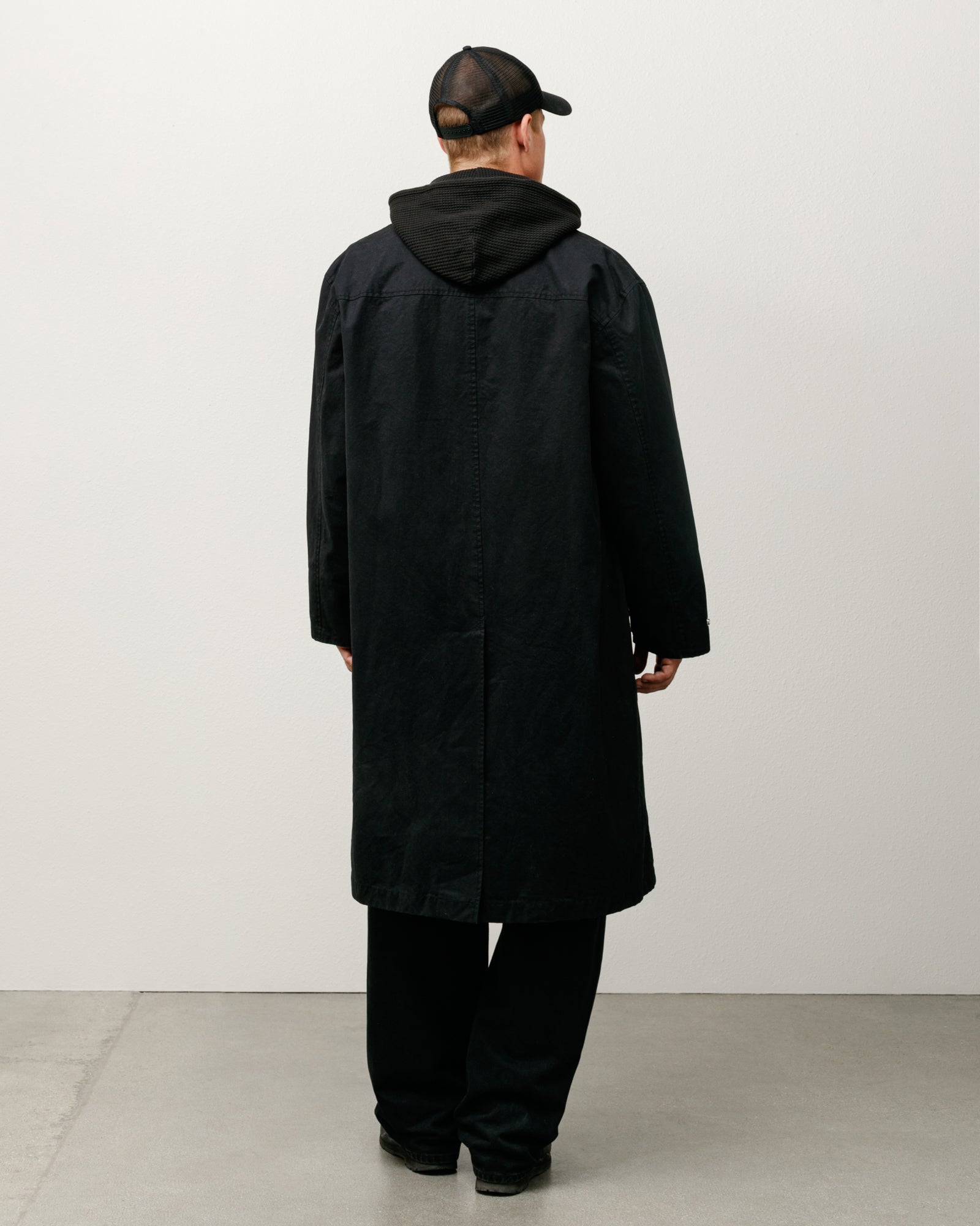 STUSSY 25SS DUSTER COAT 黒 ステンカラー ロングコート Duster Coat – Black | Outerwear | Stüssy