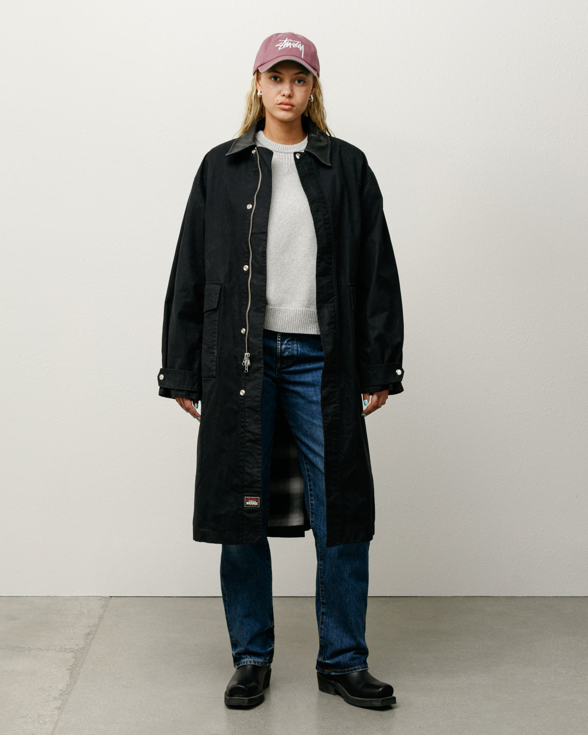 Duster Coat – Black | Outerwear | Stüssy