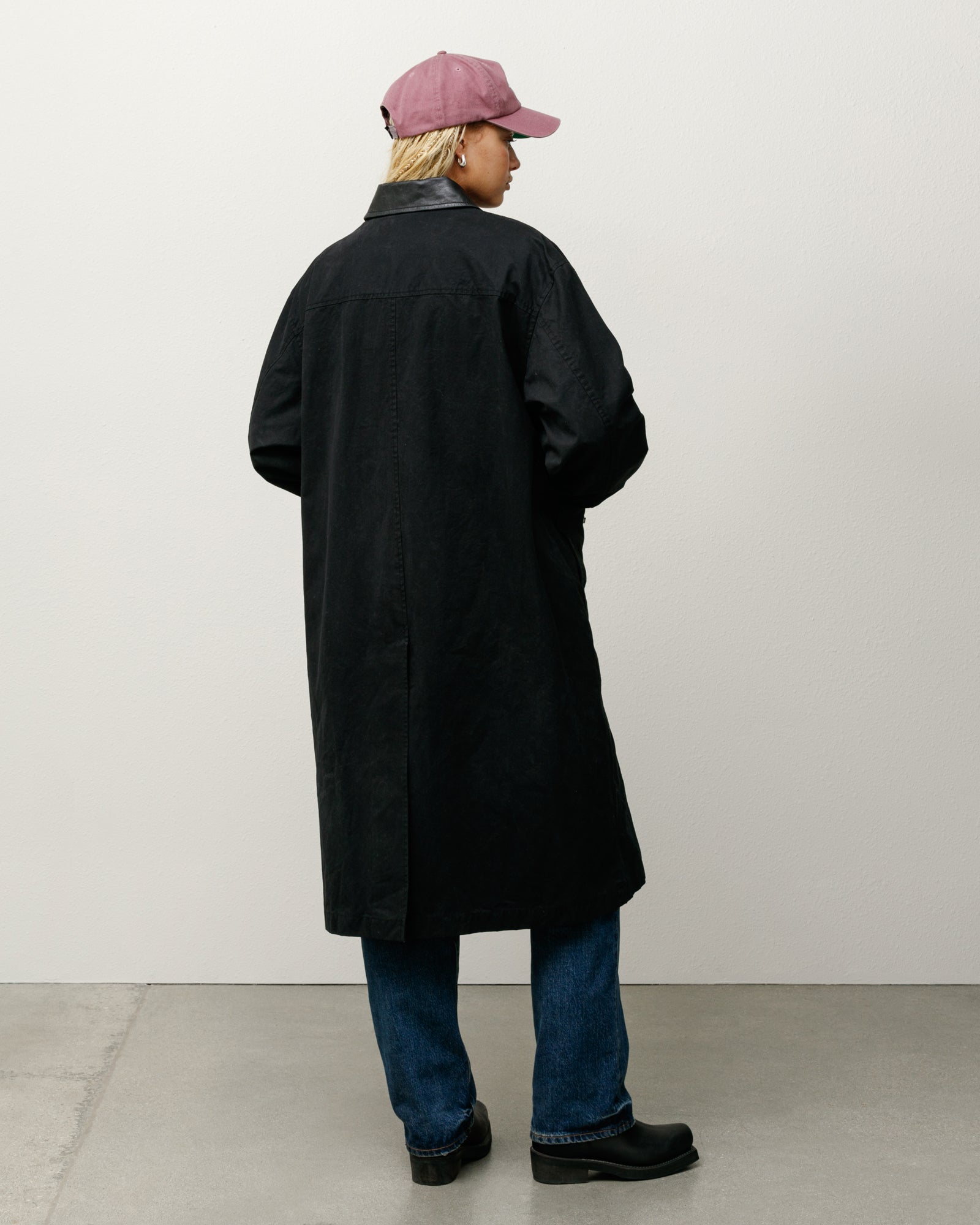 Duster Mens Long Sleeve In Black