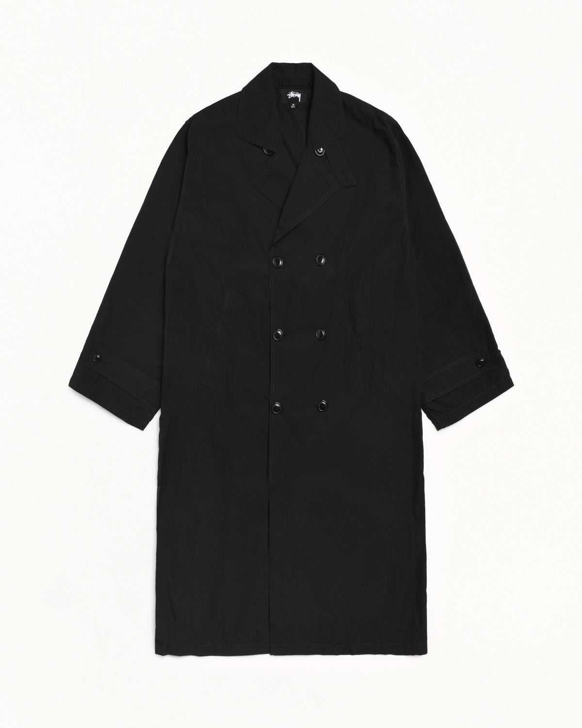 Lightweight Surfman Trench – Black | Outerwear | Stüssy