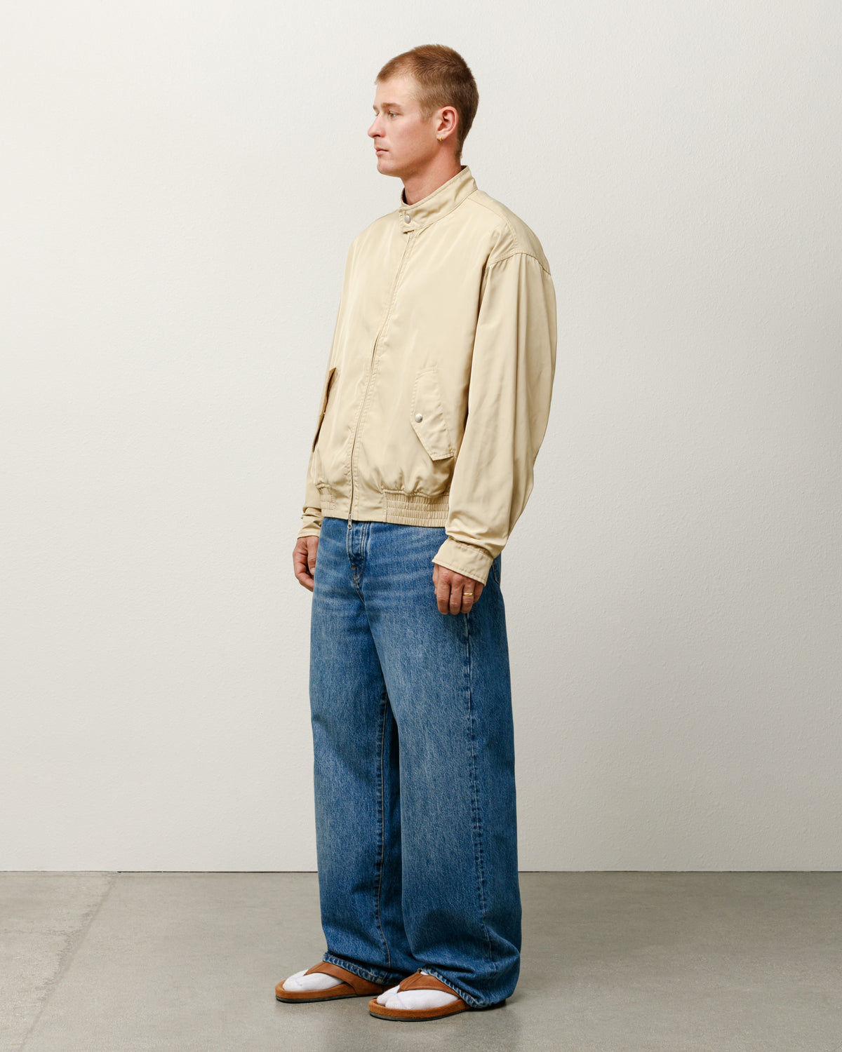Surf Team Harrington Jacket in sand – Stüssy