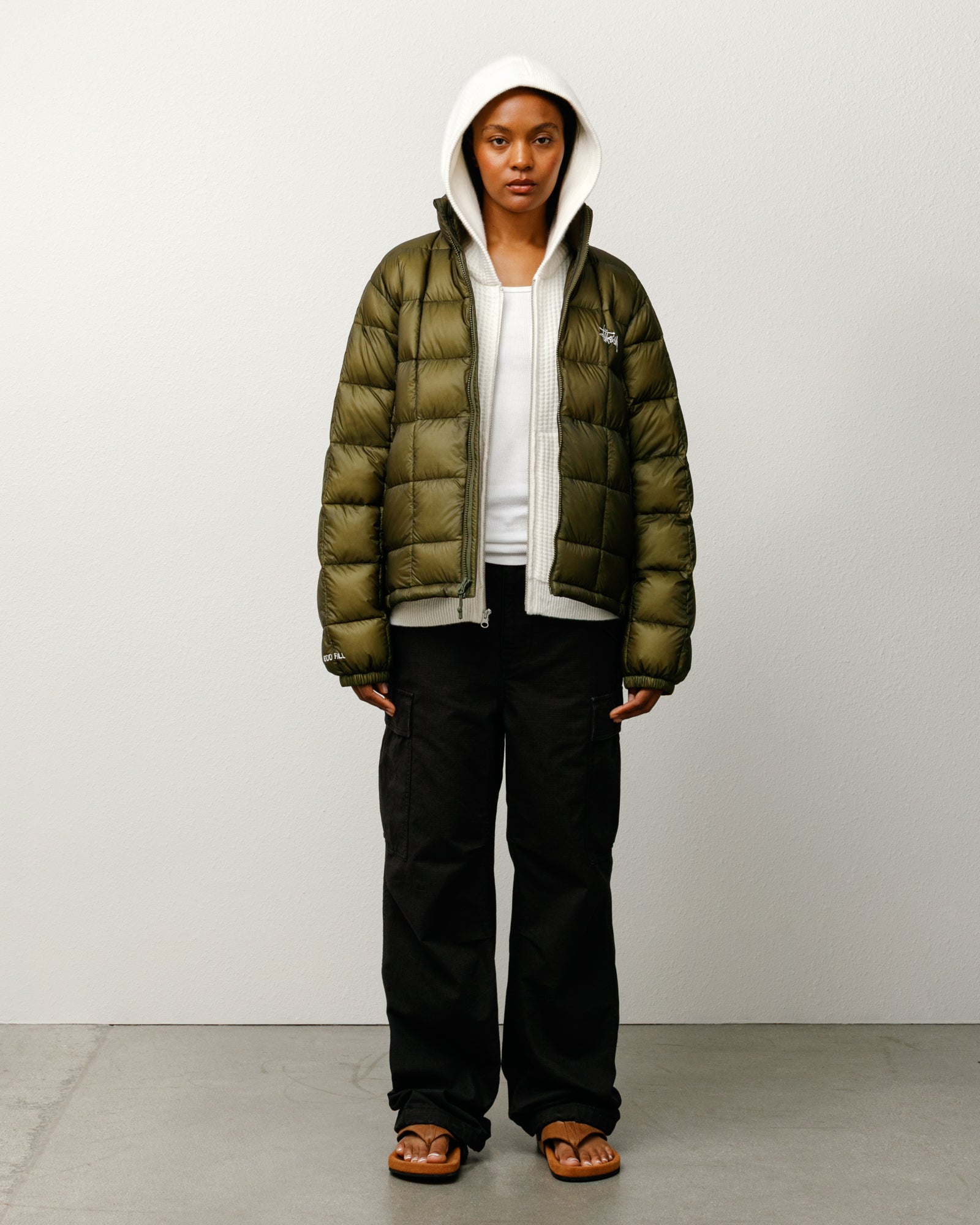 Midweight Puffer – Olive | Outerwear | Stüssy