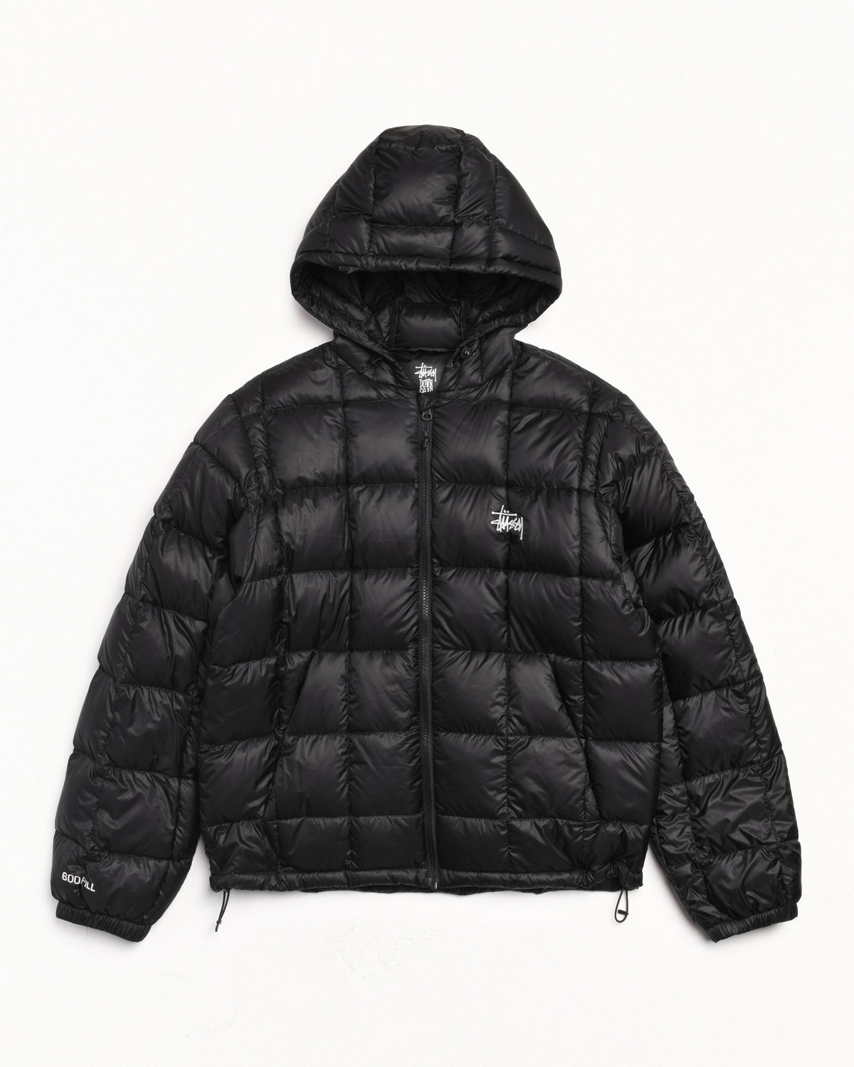 Midweight Hooded Puffer – Black | Outerwear | Stüssy
